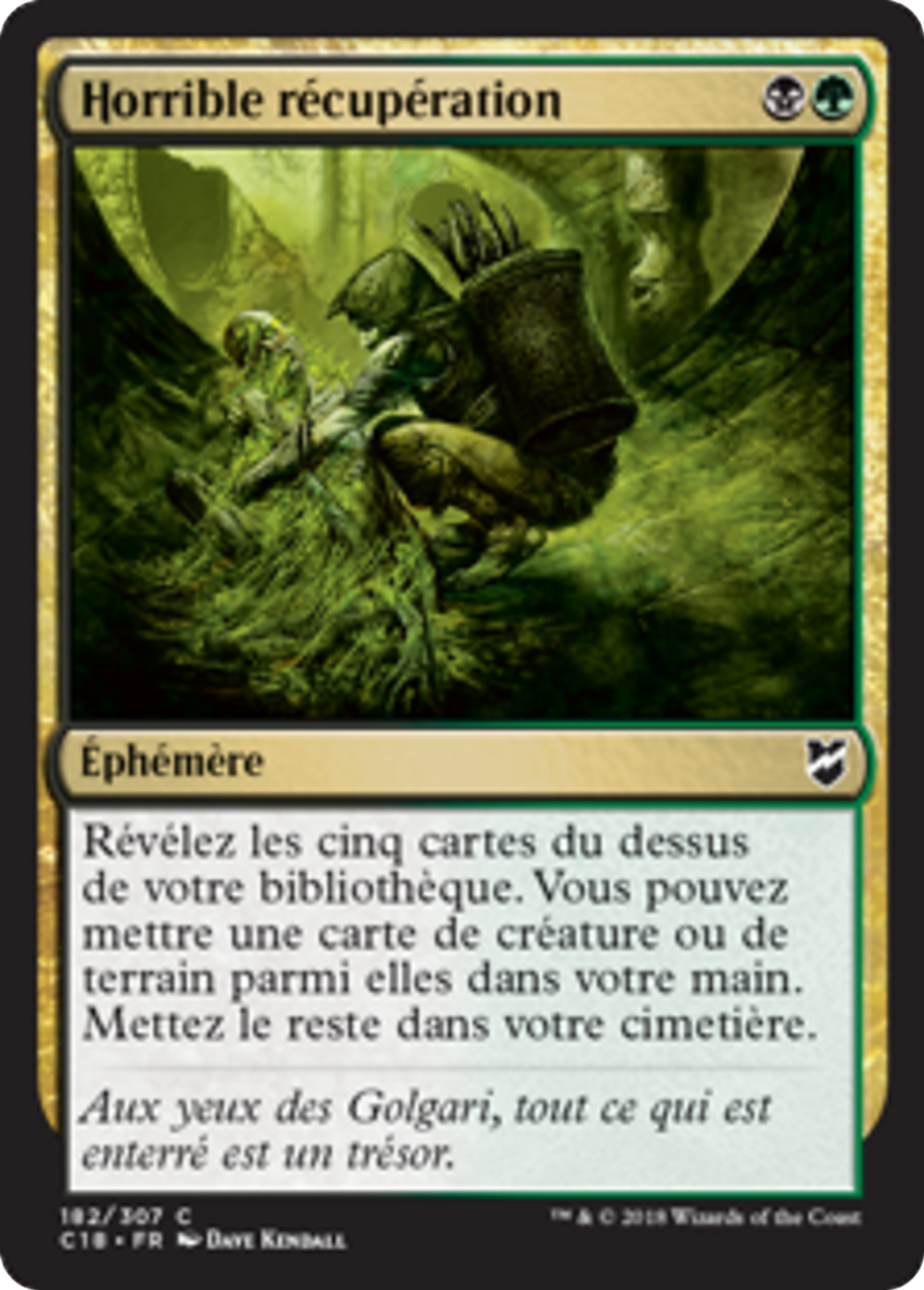 Horrible récupération — Commander 2018 — Magic: The Gathering