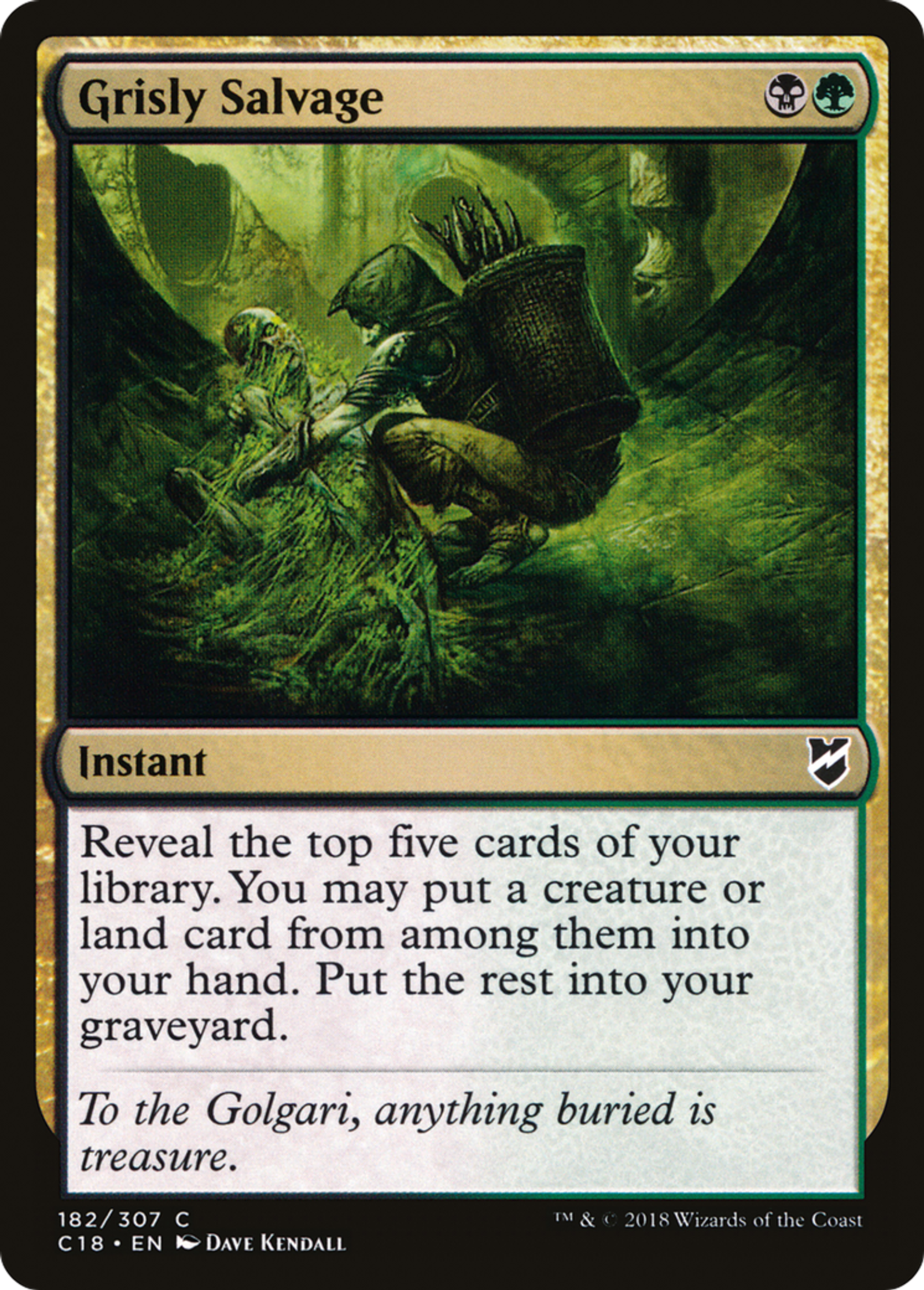 Grisly Salvage — Commander 2018 — Magic: The Gathering