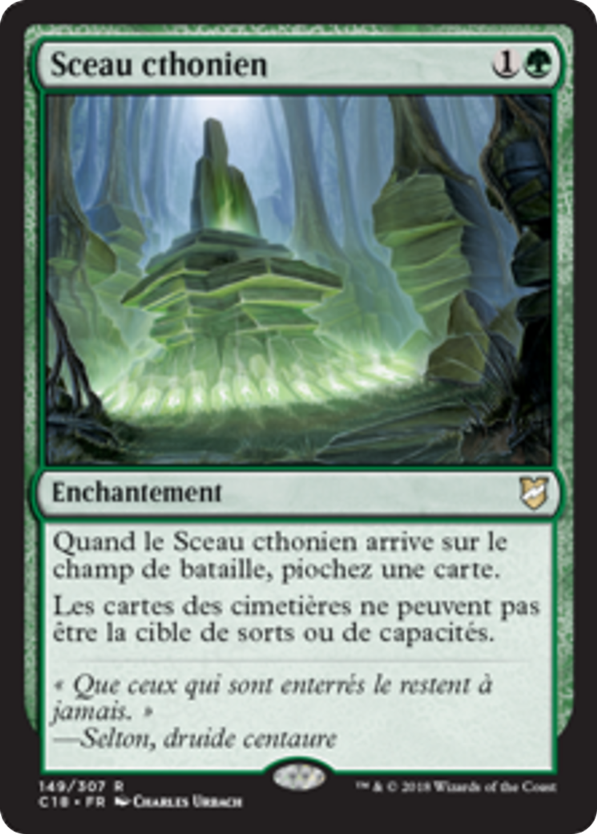 Sceau cthonien — Commander 2018 — Magic: The Gathering