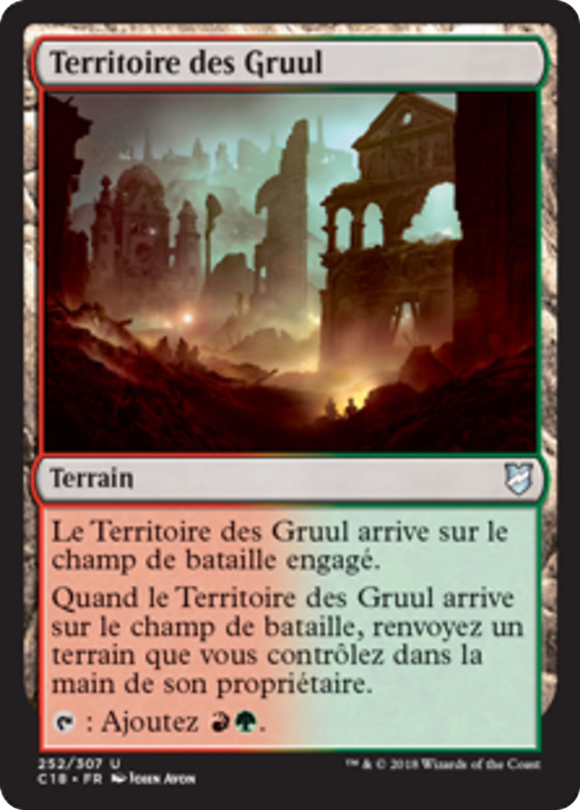 Territoire des Gruul — Commander 2018 — Magic: The Gathering