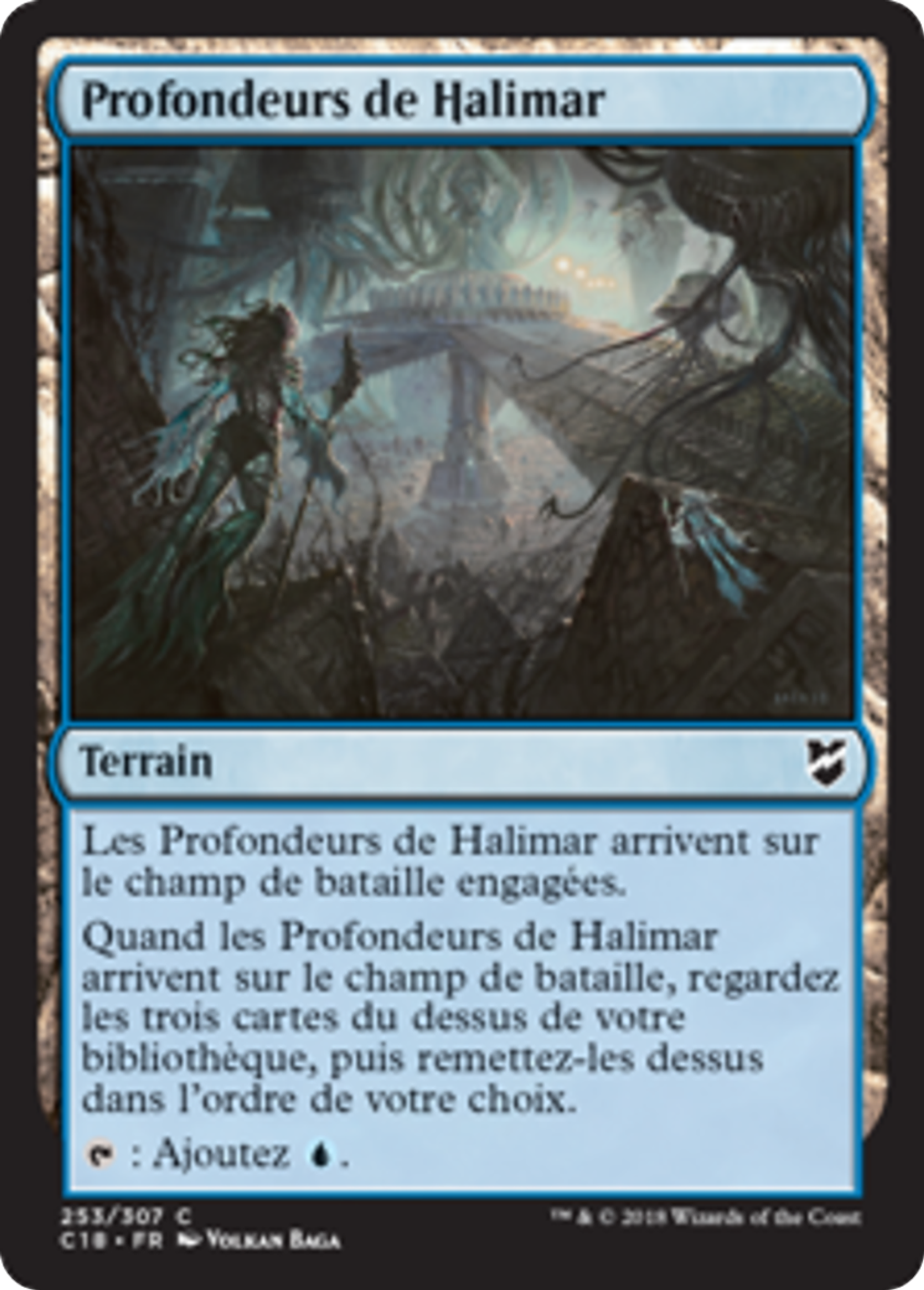 Profondeurs de Halimar — Commander 2018 — Magic: The Gathering