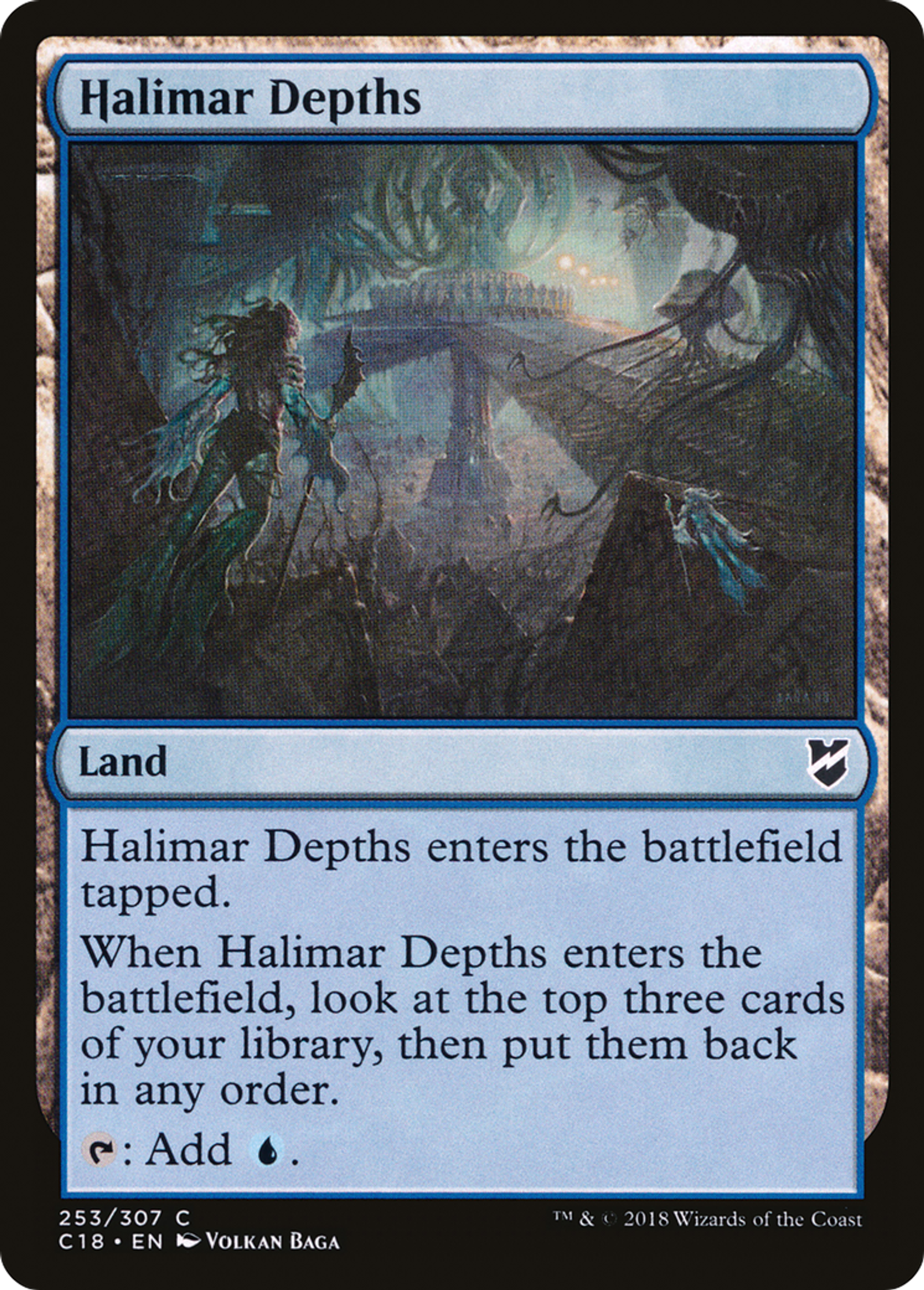 Halimar Depths — Commander 2018 — Magic: The Gathering