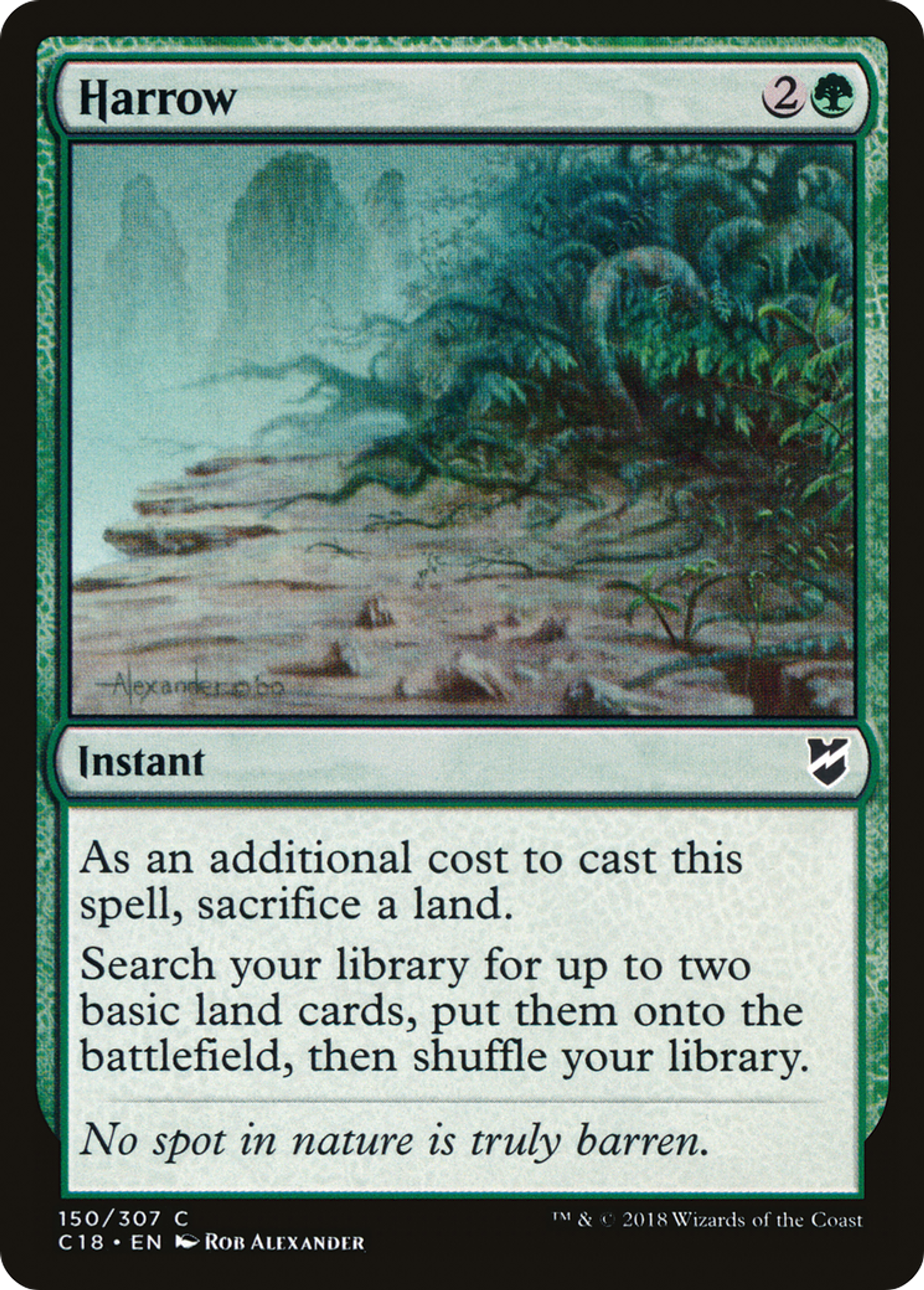 Harrow — Commander 2018 — Magic: The Gathering