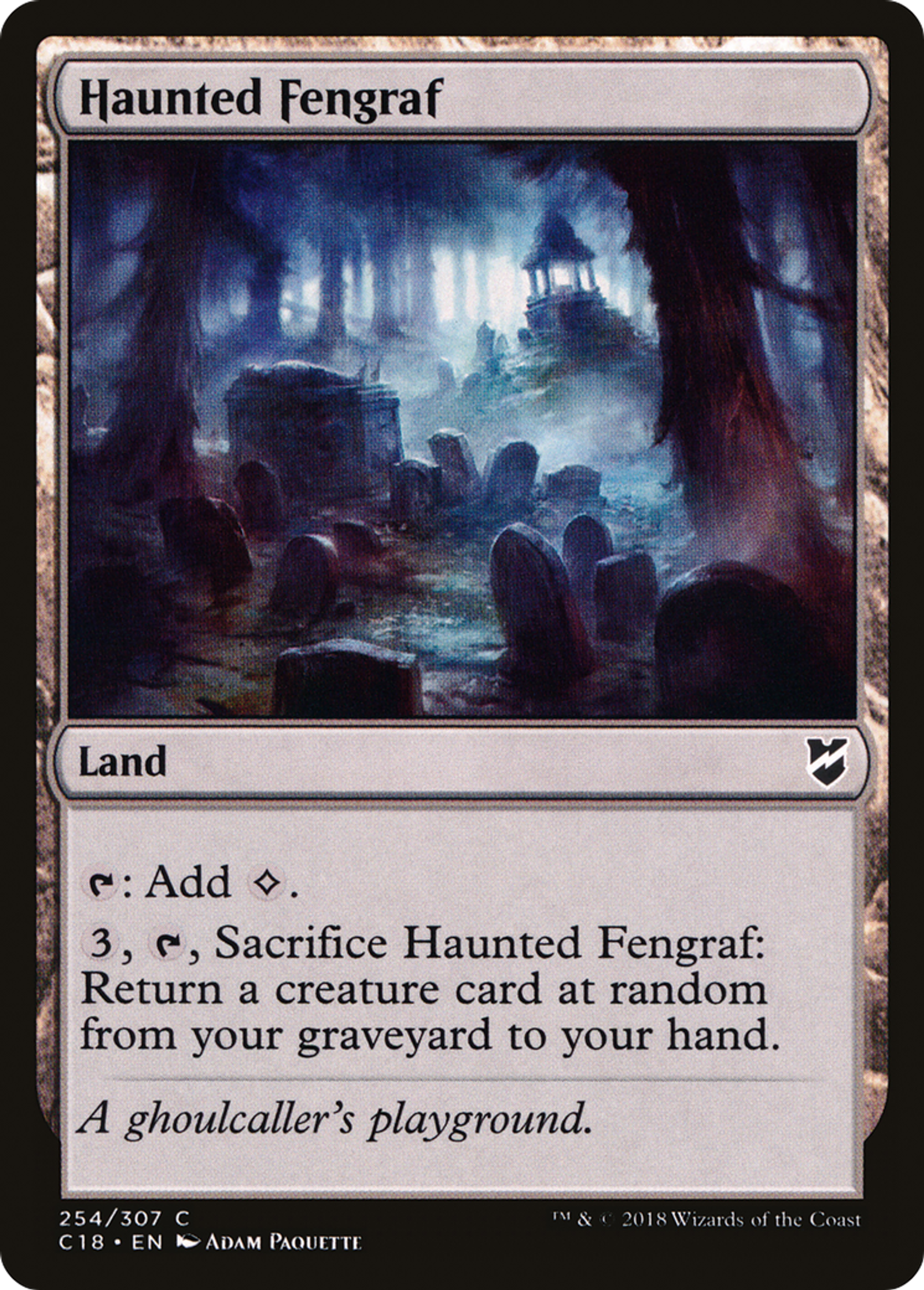 Haunted Fengraf — Commander 2018 — Magic: The Gathering