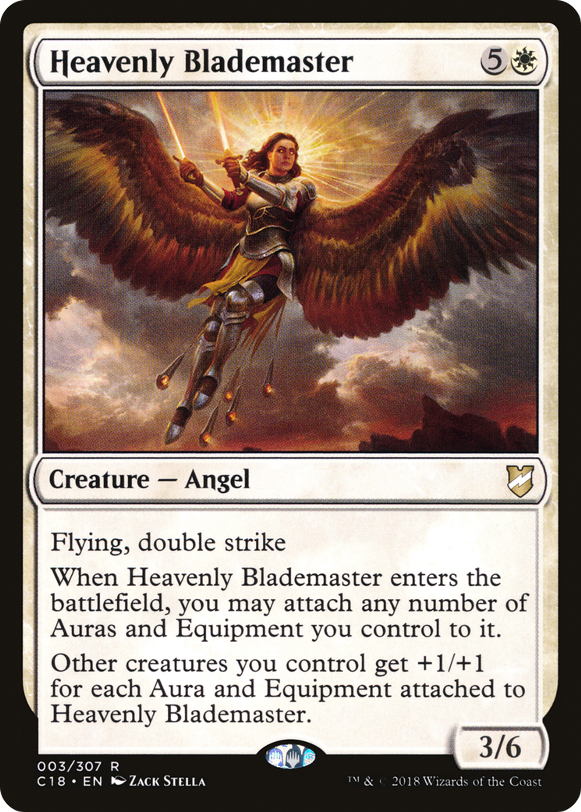 Heavenly Blademaster — Commander 2018 — Magic: The Gathering