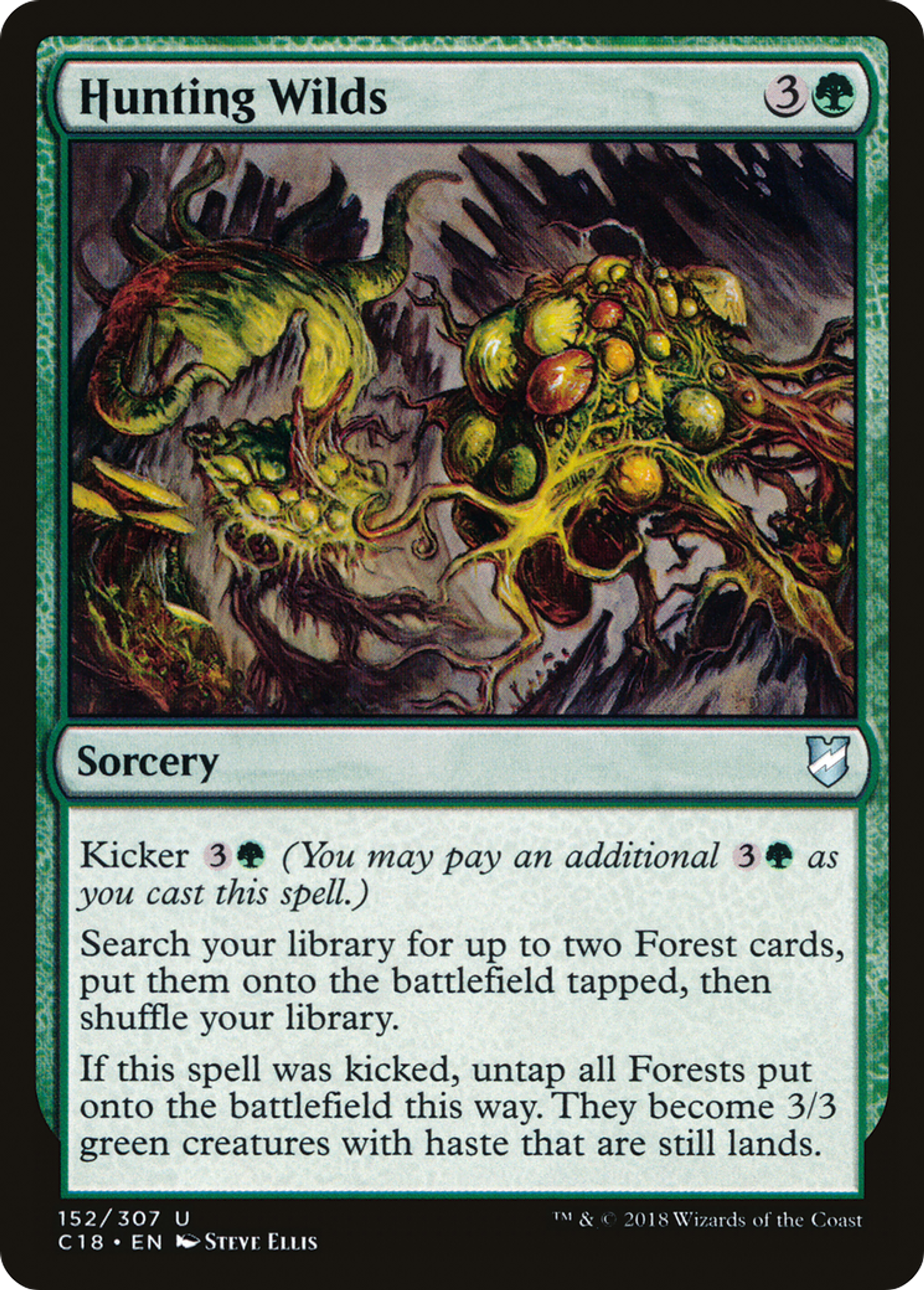 Hunting Wilds — Commander 2018 — Magic: The Gathering