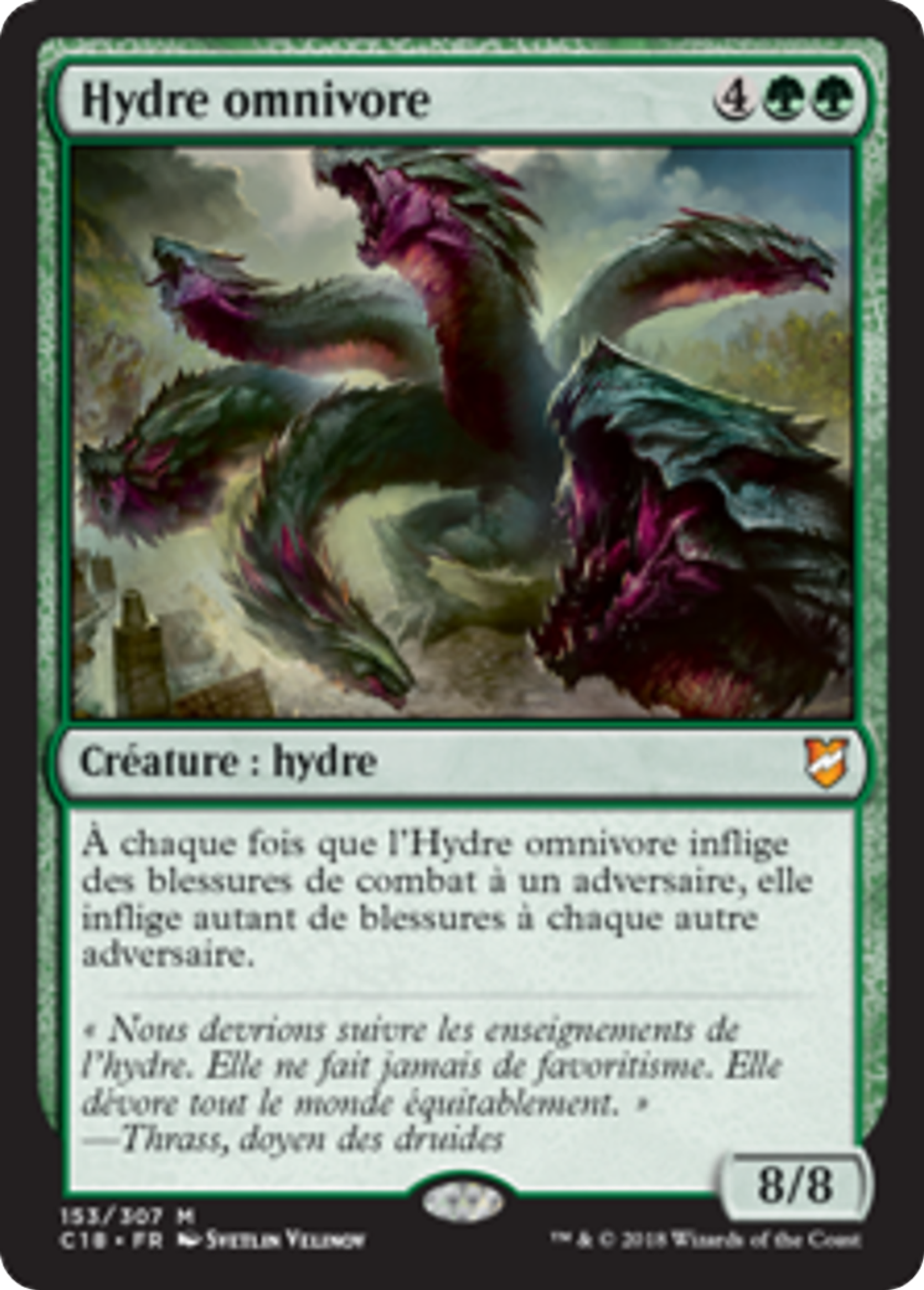 Hydre omnivore — Commander 2018 — Magic: The Gathering