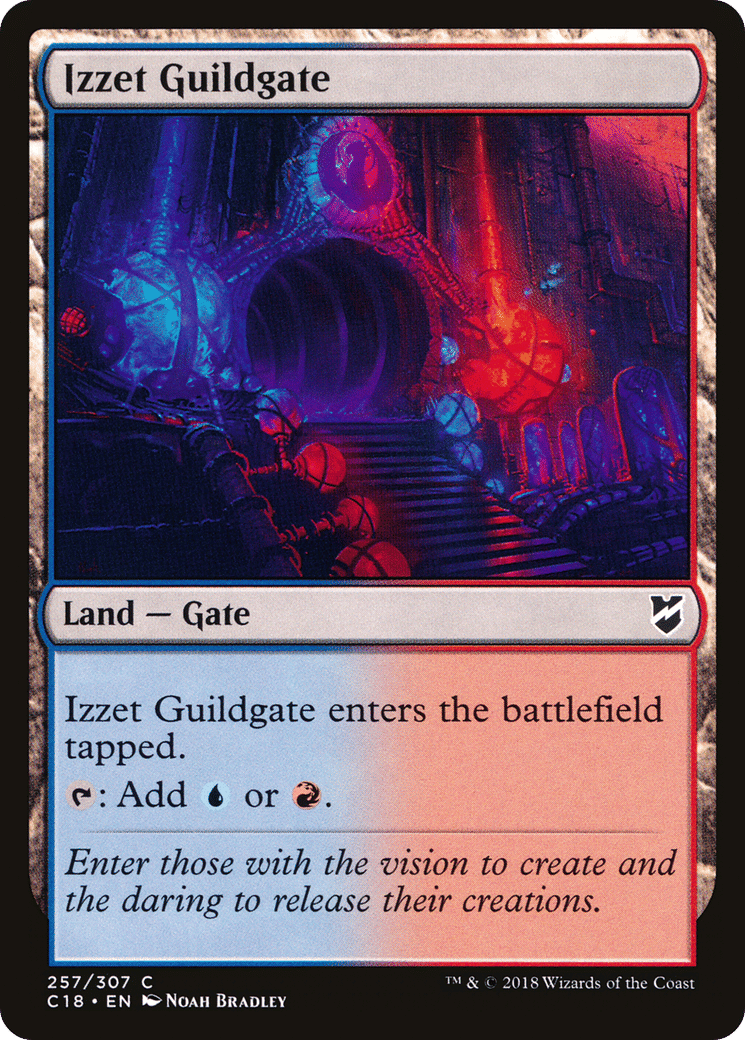 Izzet Guildgate — Commander 2018 — Magic: The Gathering