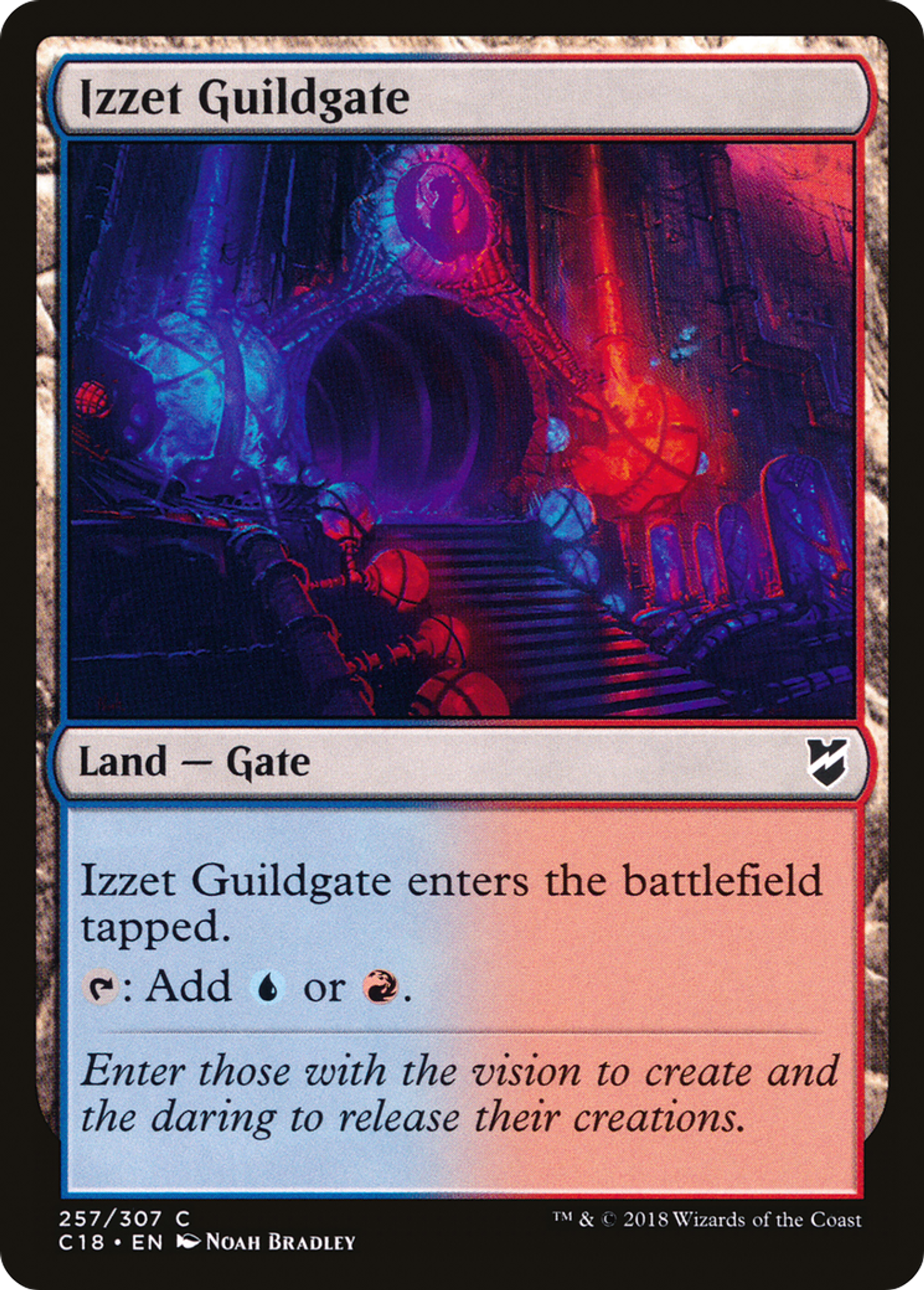 Izzet Guildgate — Commander 2018 — Magic: The Gathering