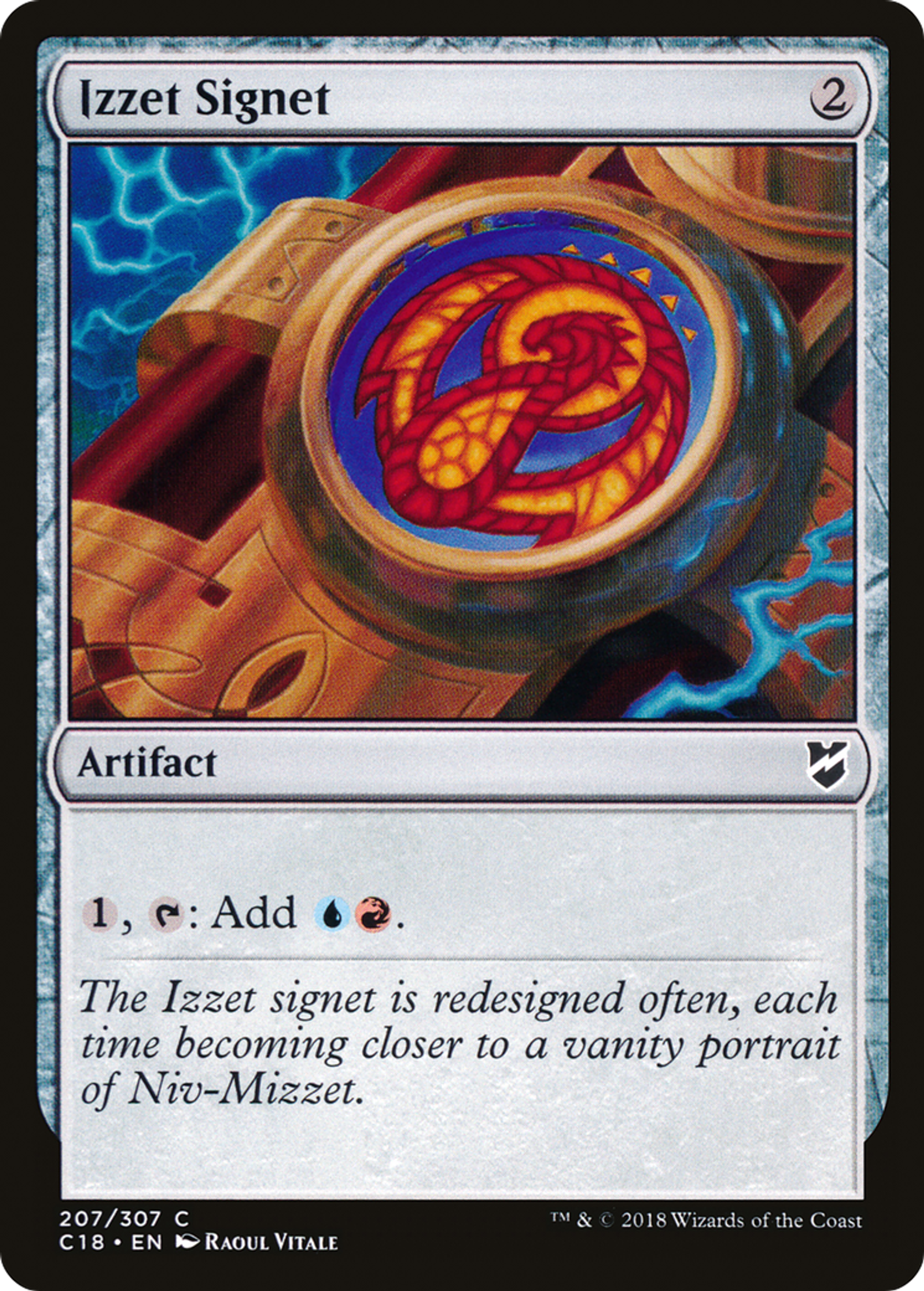 Izzet Signet — Commander 2018 — Magic: The Gathering