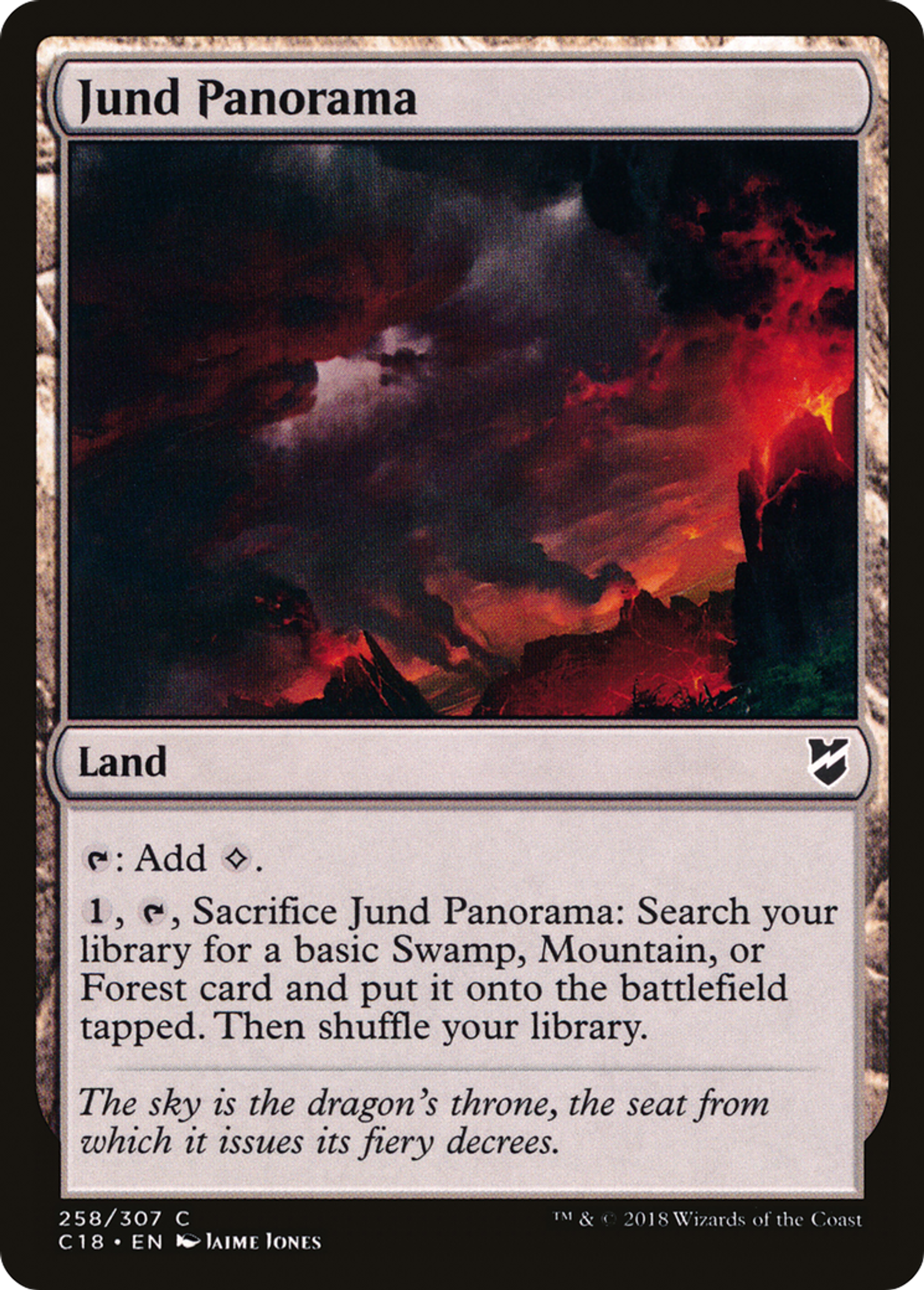 Jund Panorama — Commander 2018 — Magic: The Gathering