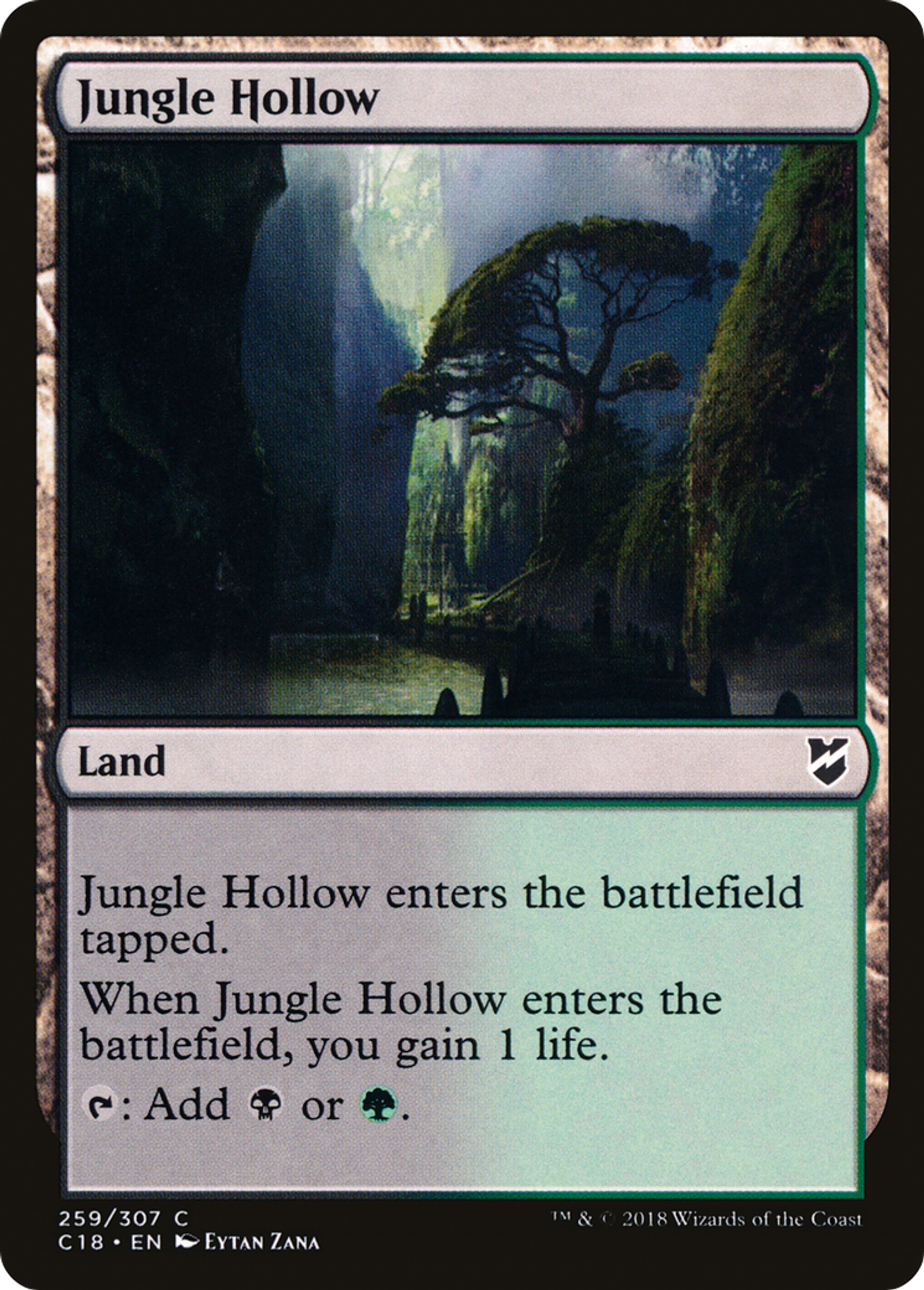 Jungle Hollow — Commander 2018 — Magic: The Gathering