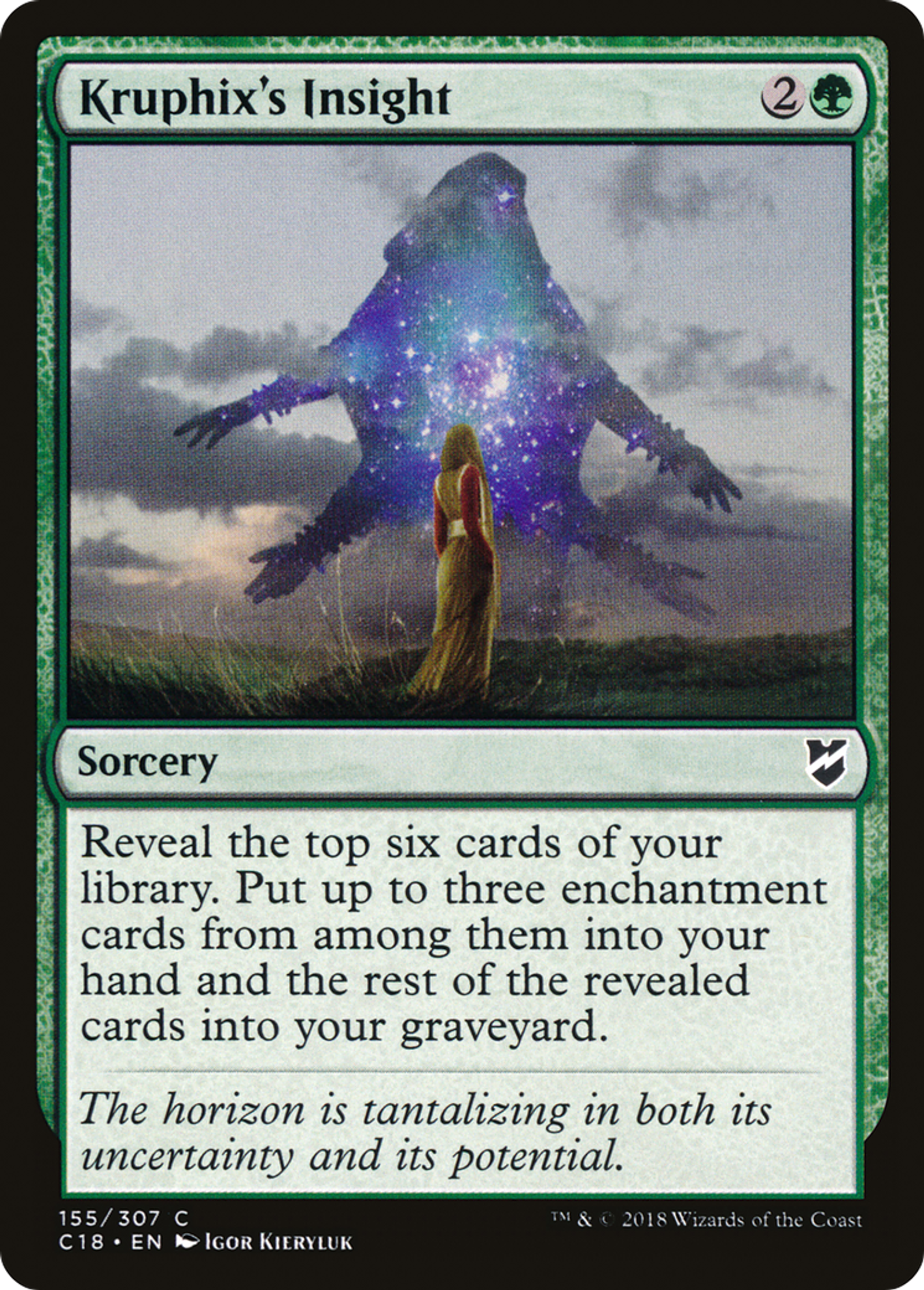 Kruphix's Insight — Commander 2018 — Magic: The Gathering