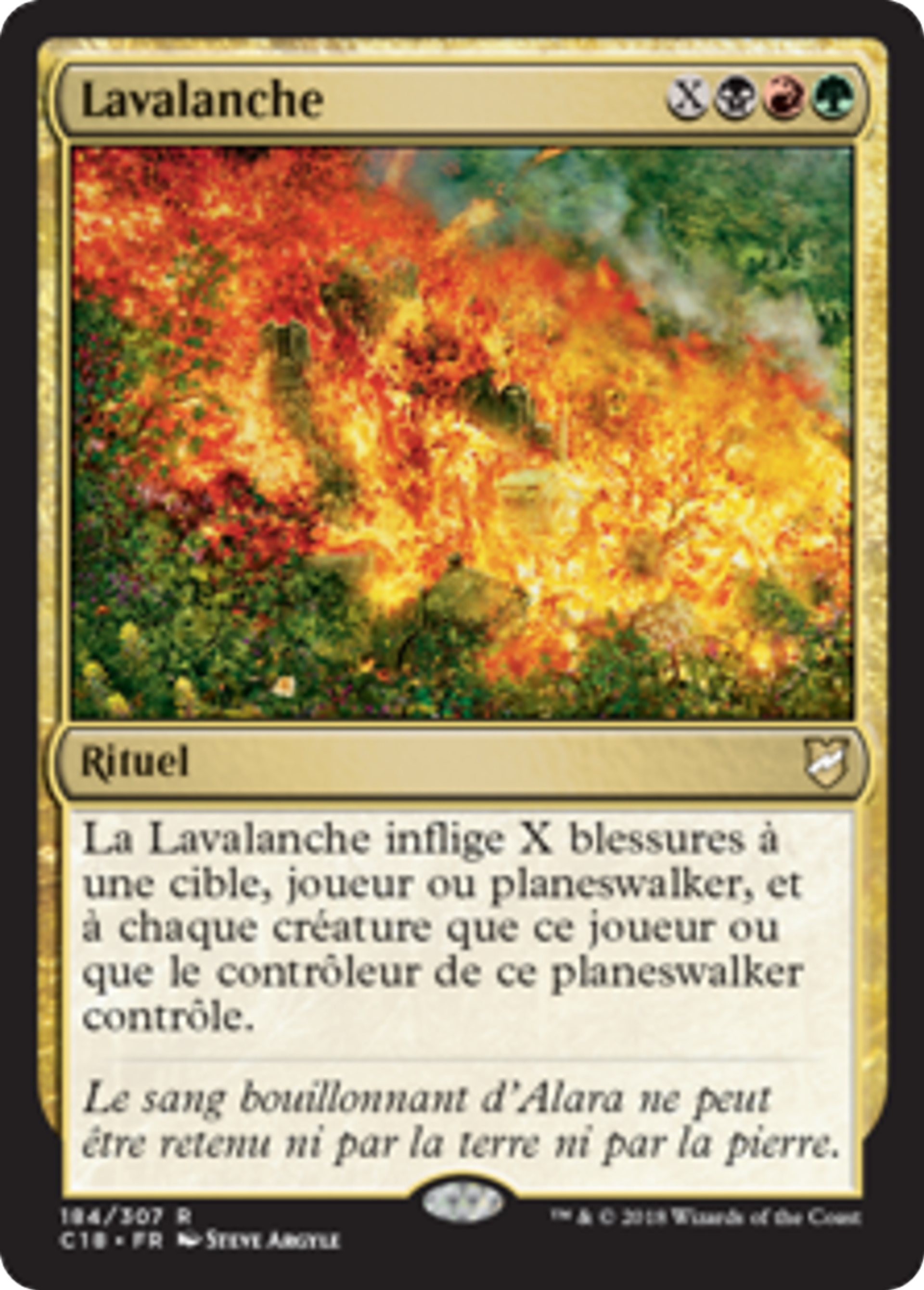 Lavalanche — Commander 2018 — Magic: The Gathering