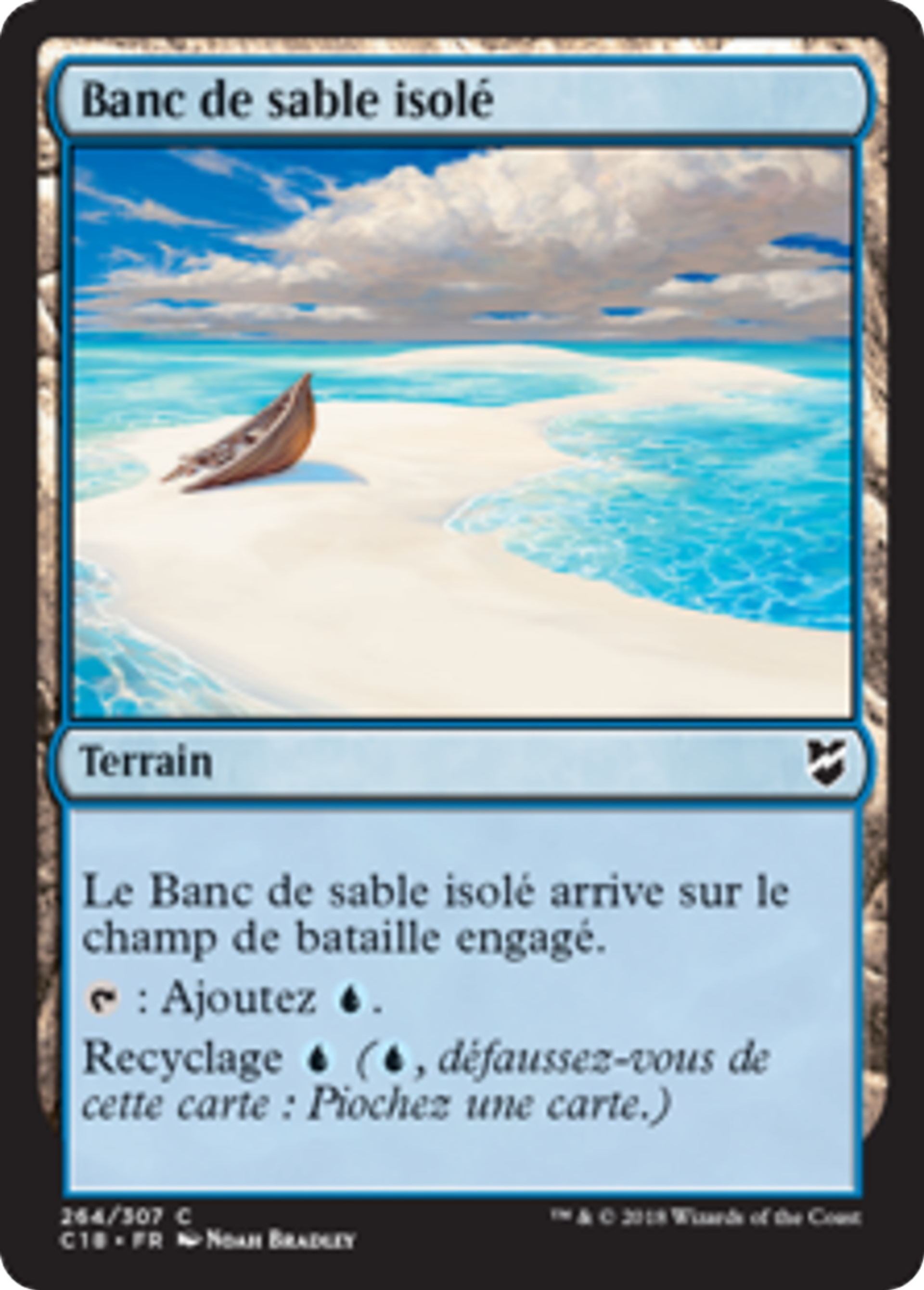 Banc de sable isolé — Commander 2018 — Magic: The Gathering