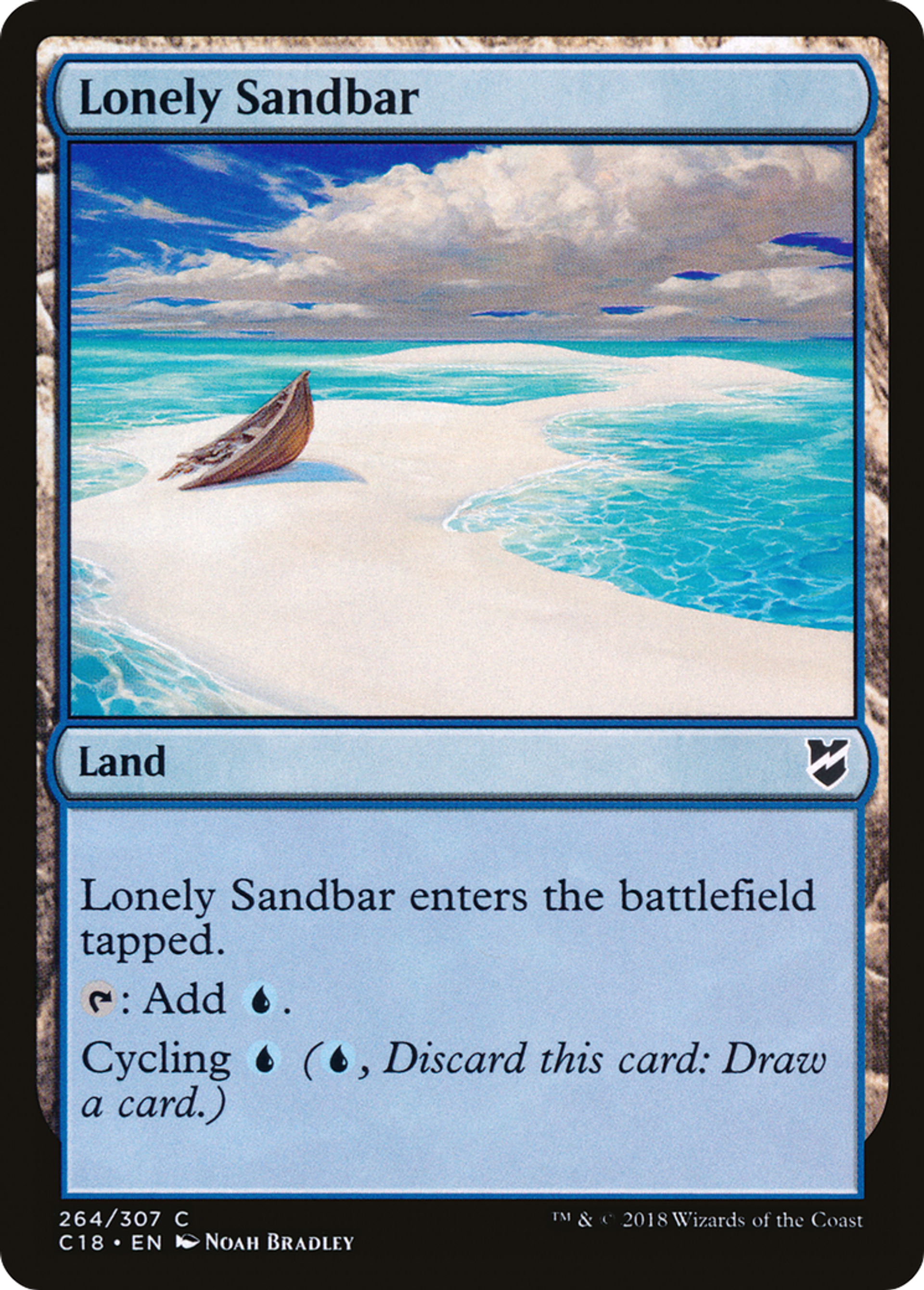 Lonely Sandbar — Commander 2018 — Magic: The Gathering