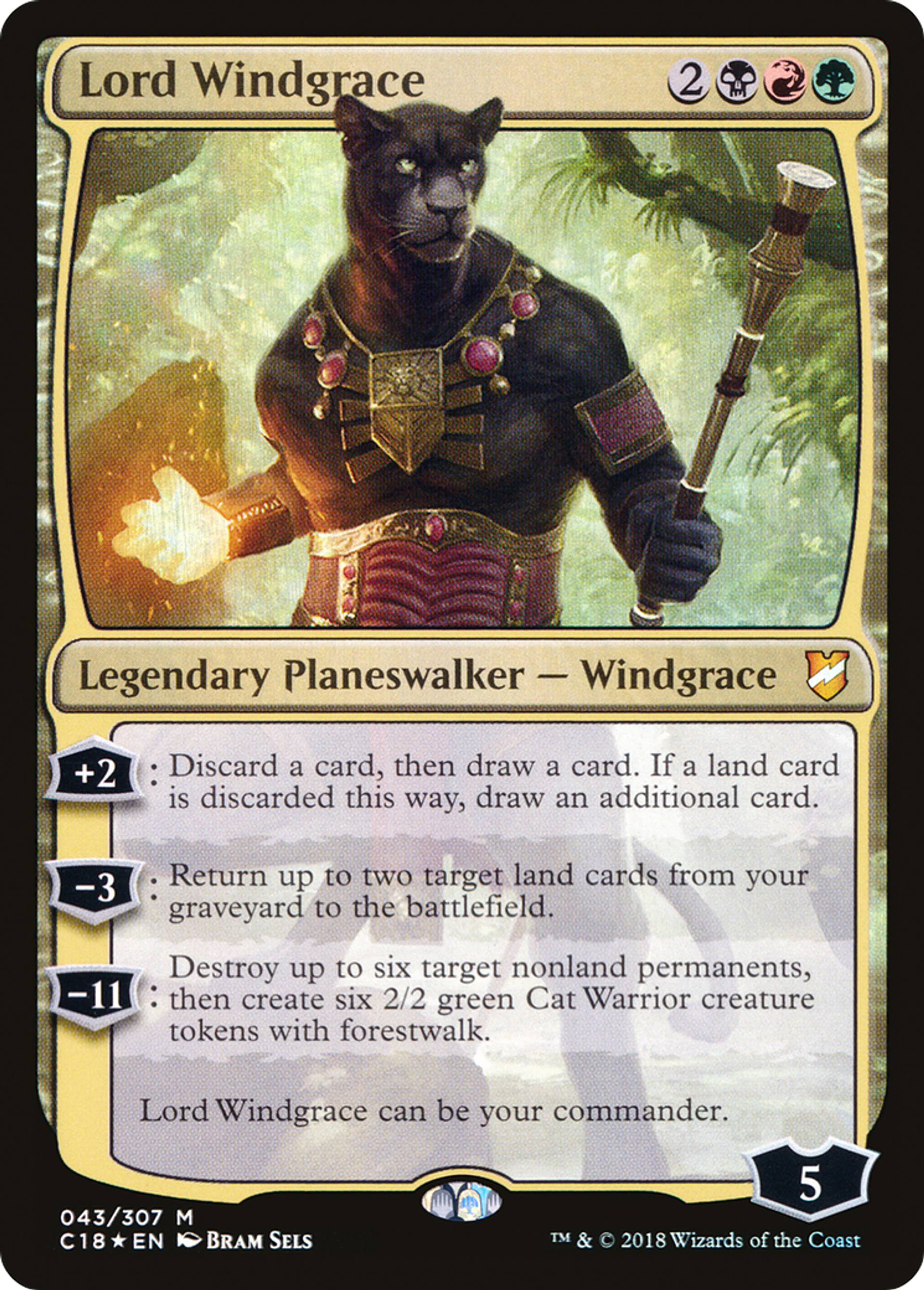 Lord Windgrace — Commander 2018 — Magic: The Gathering