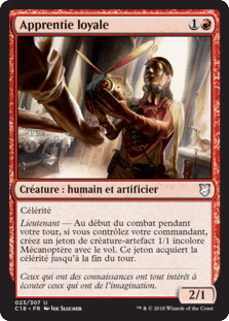 Apprentie loyale — Commander 2018 — Magic: The Gathering