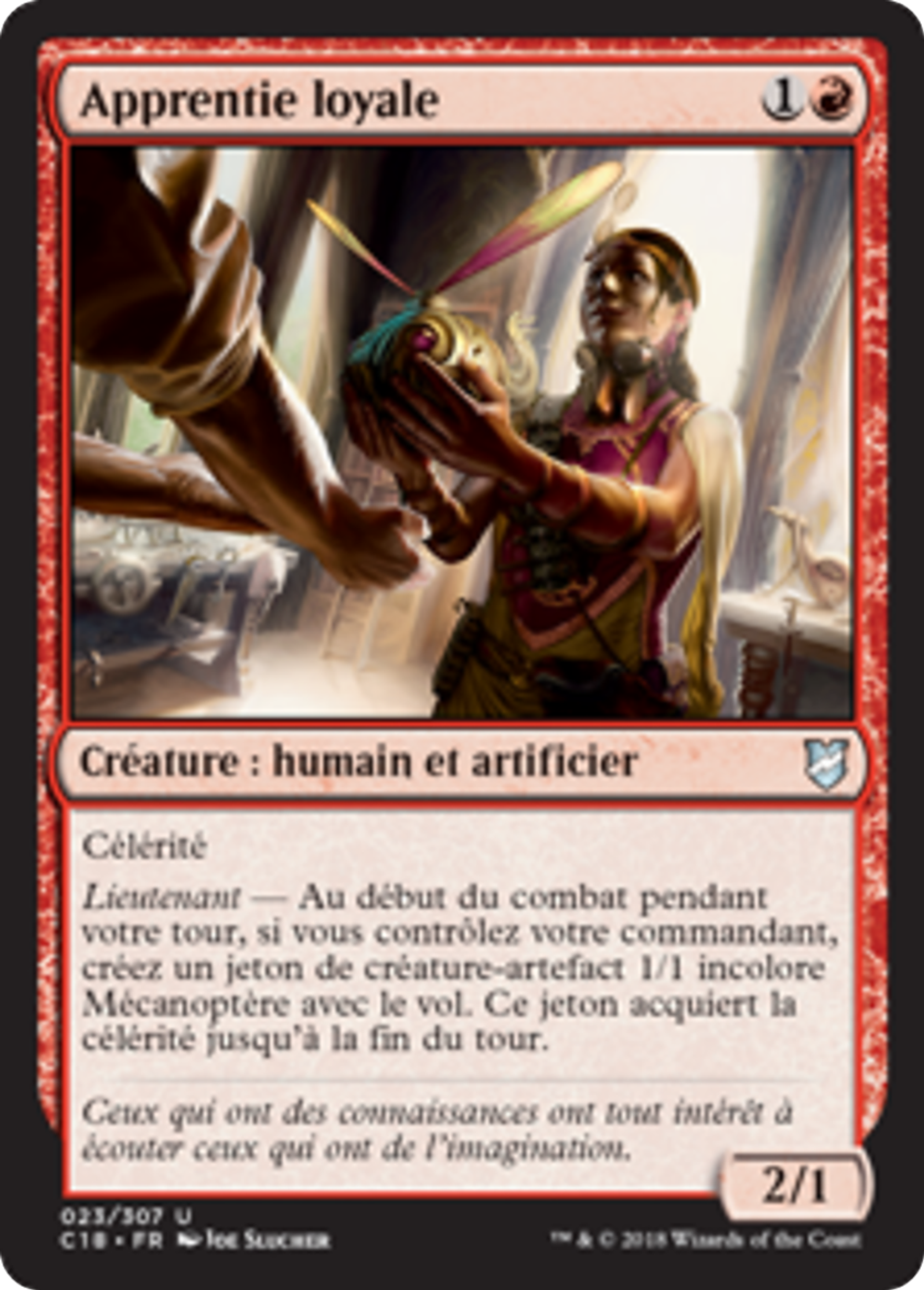 Apprentie loyale — Commander 2018 — Magic: The Gathering
