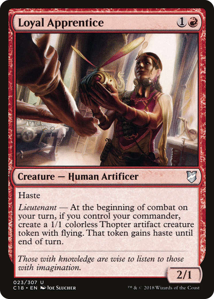 Loyal Apprentice — Commander 2018 — Magic: The Gathering