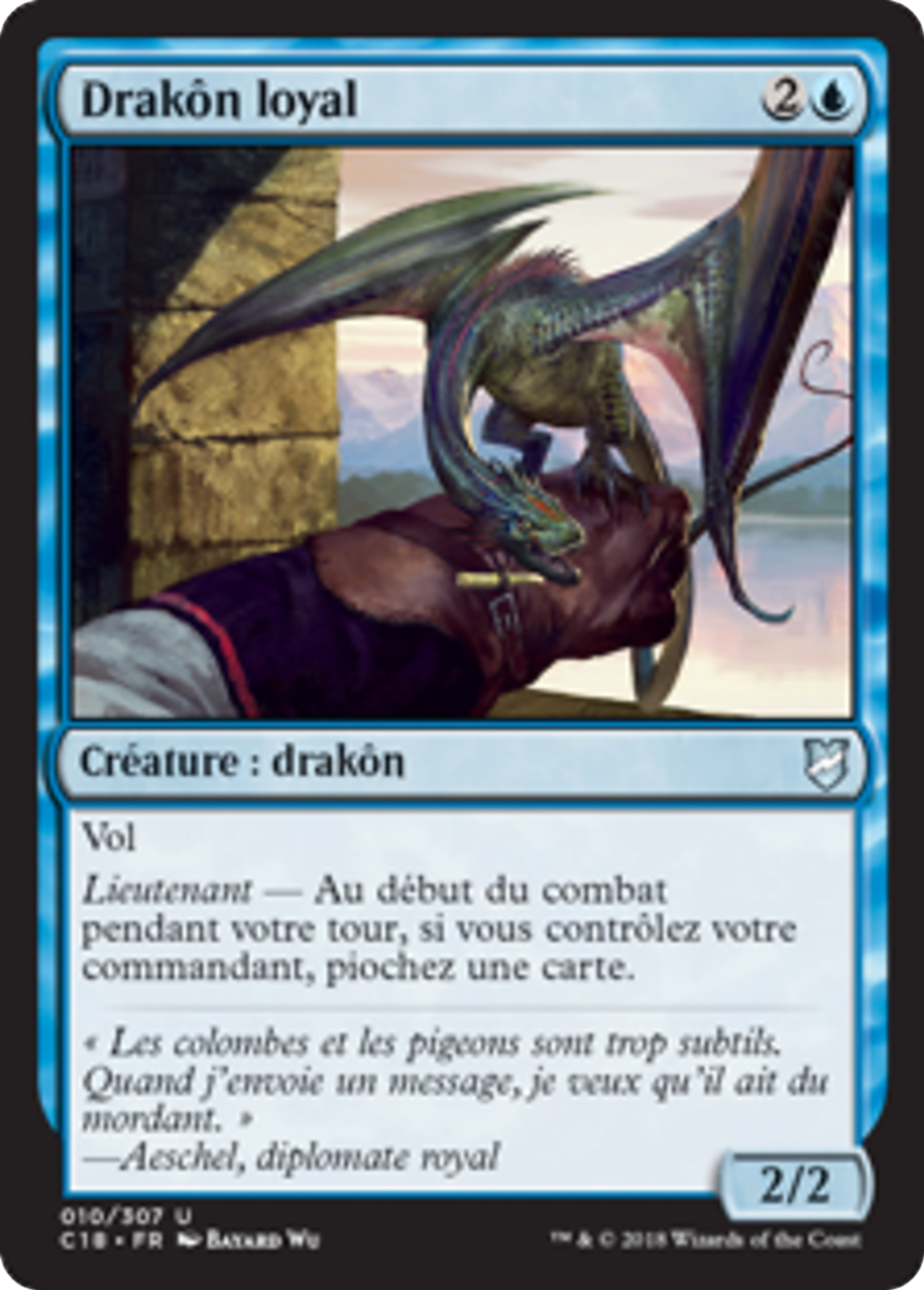 Drakôn loyal — Commander 2018 — Magic: The Gathering