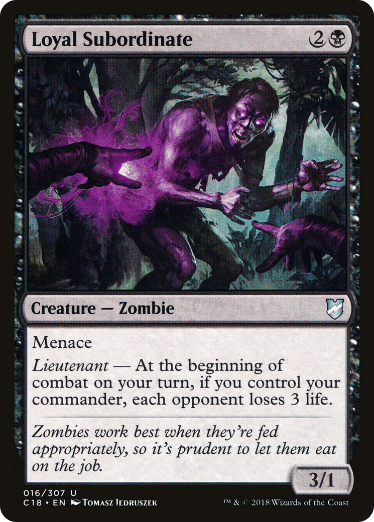 Loyal Subordinate — Commander 2018 — Magic: The Gathering