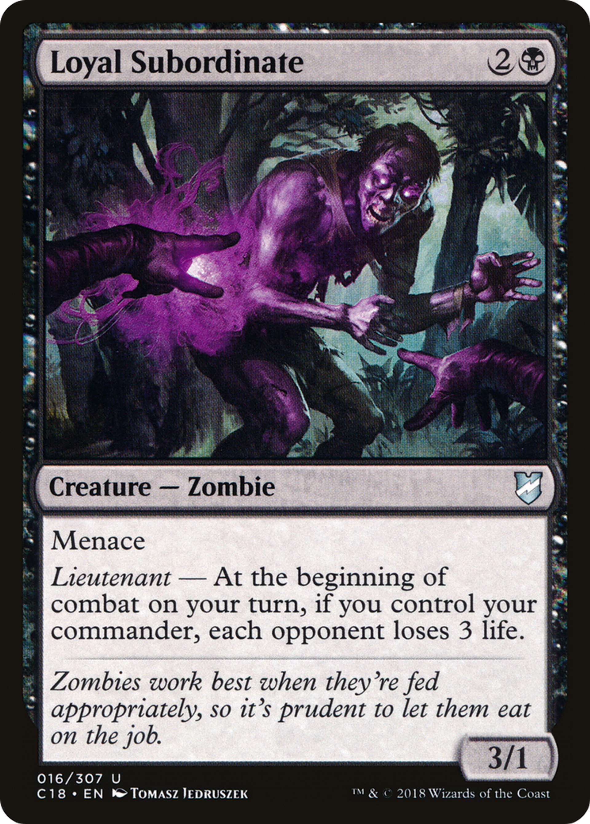 Loyal Subordinate — Commander 2018 — Magic: The Gathering