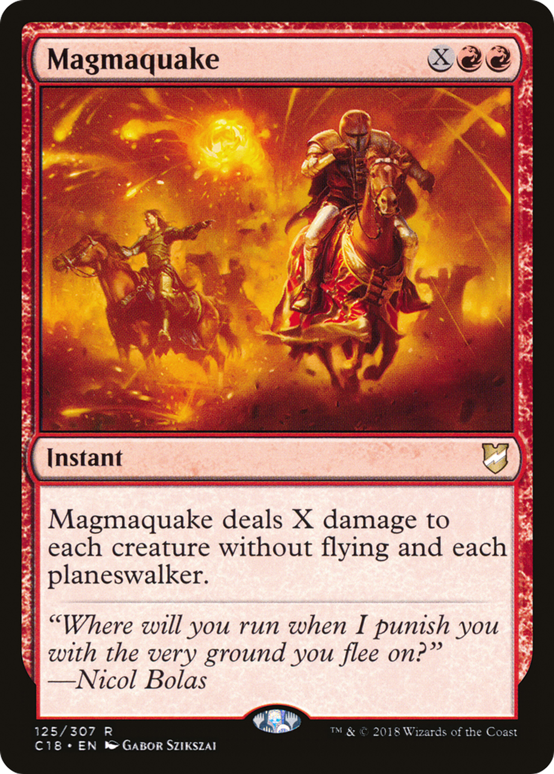 Magmaquake — Commander 2018 — Magic: The Gathering