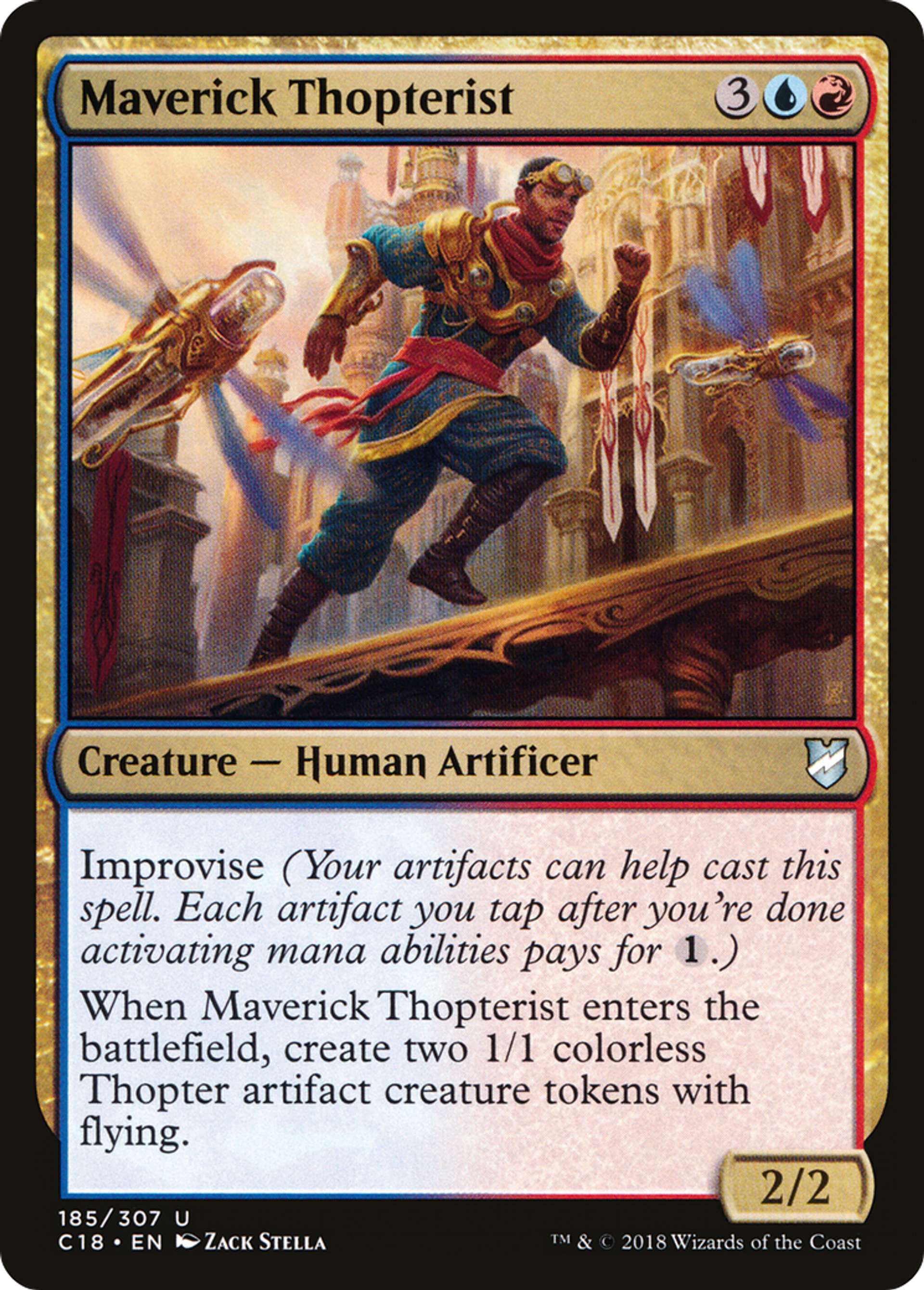 Maverick Thopterist — Commander 2018 — Magic: The Gathering