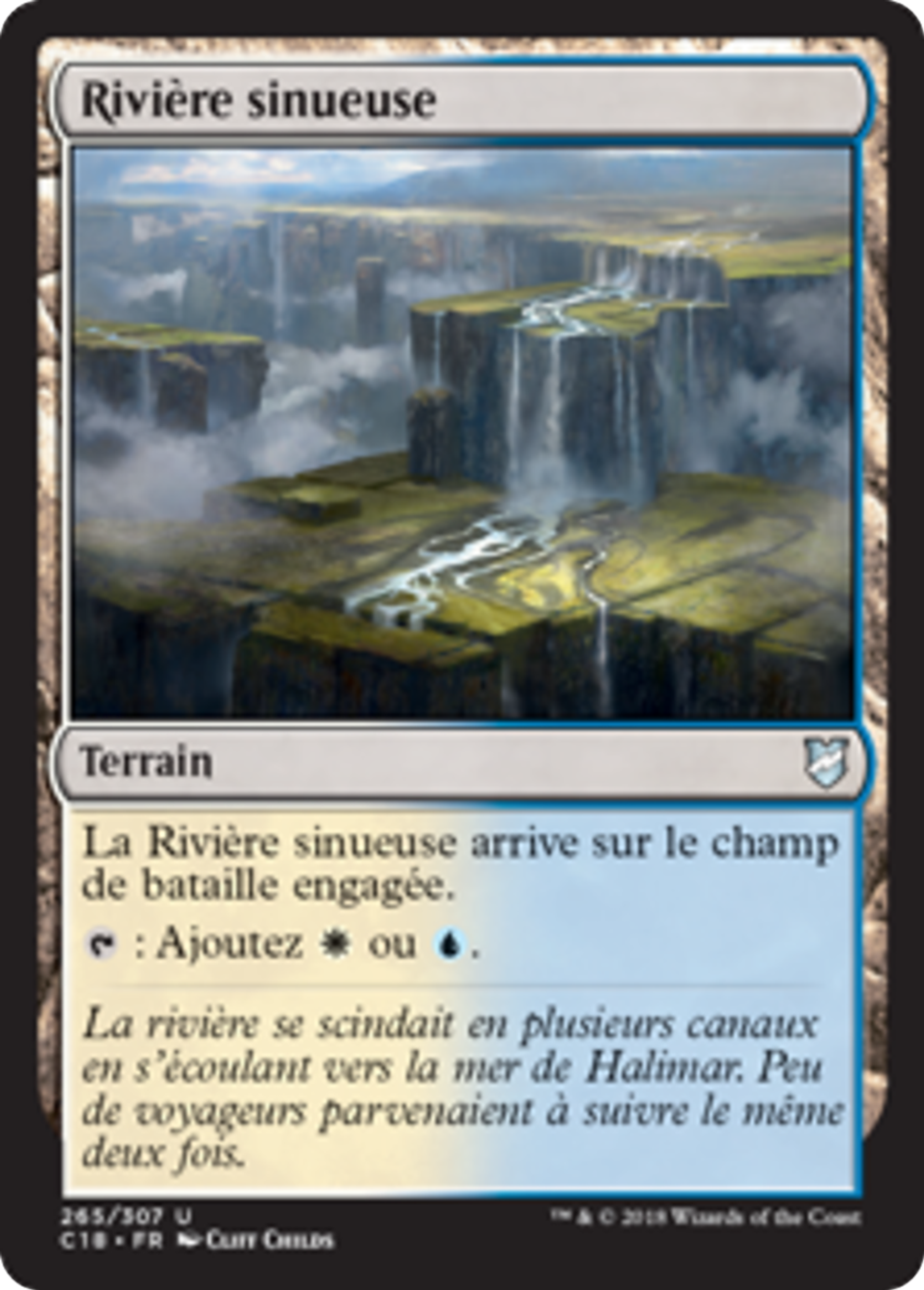 Rivière sinueuse — Commander 2018 — Magic: The Gathering