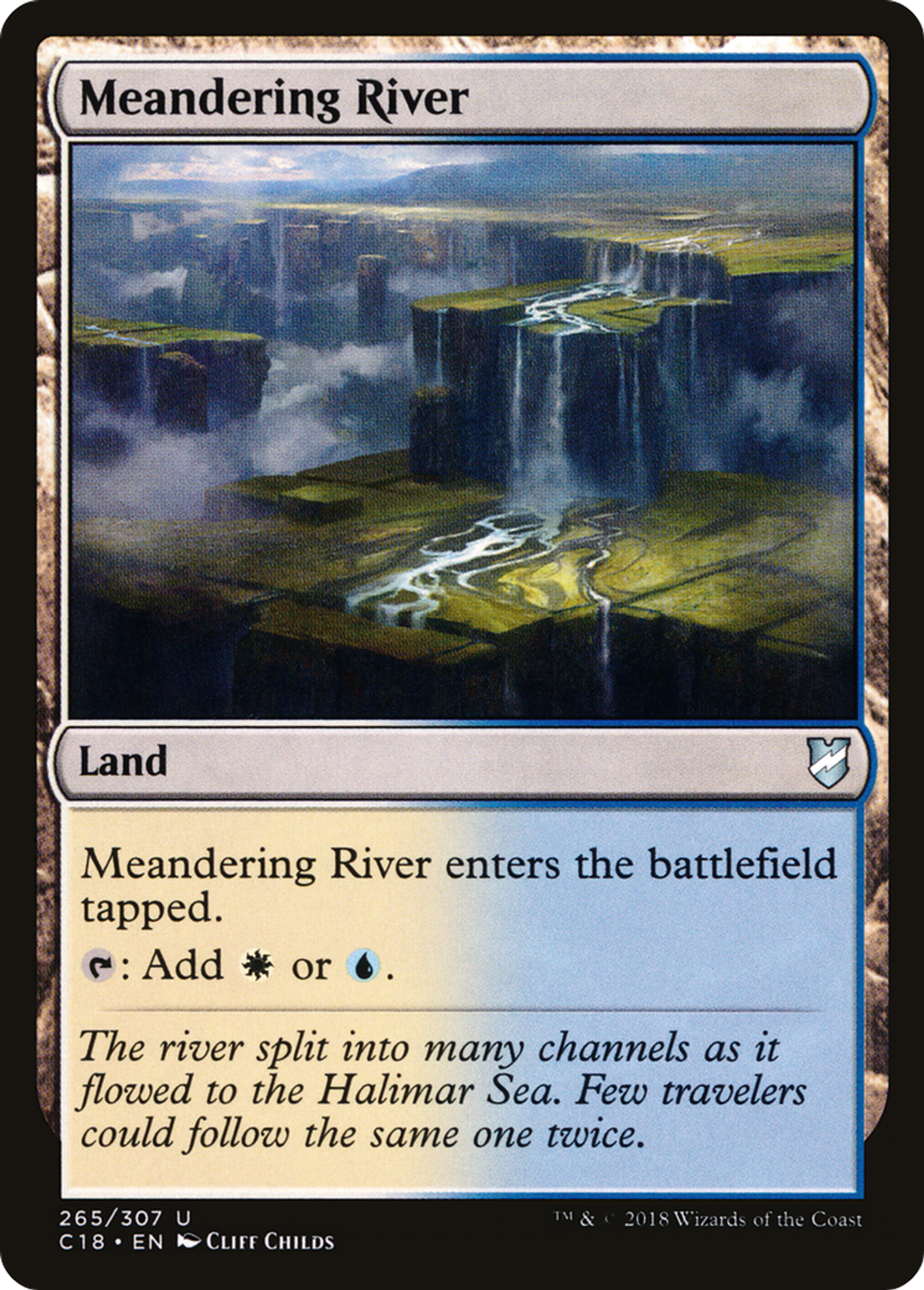 Meandering River — Commander 2018 — Magic: The Gathering