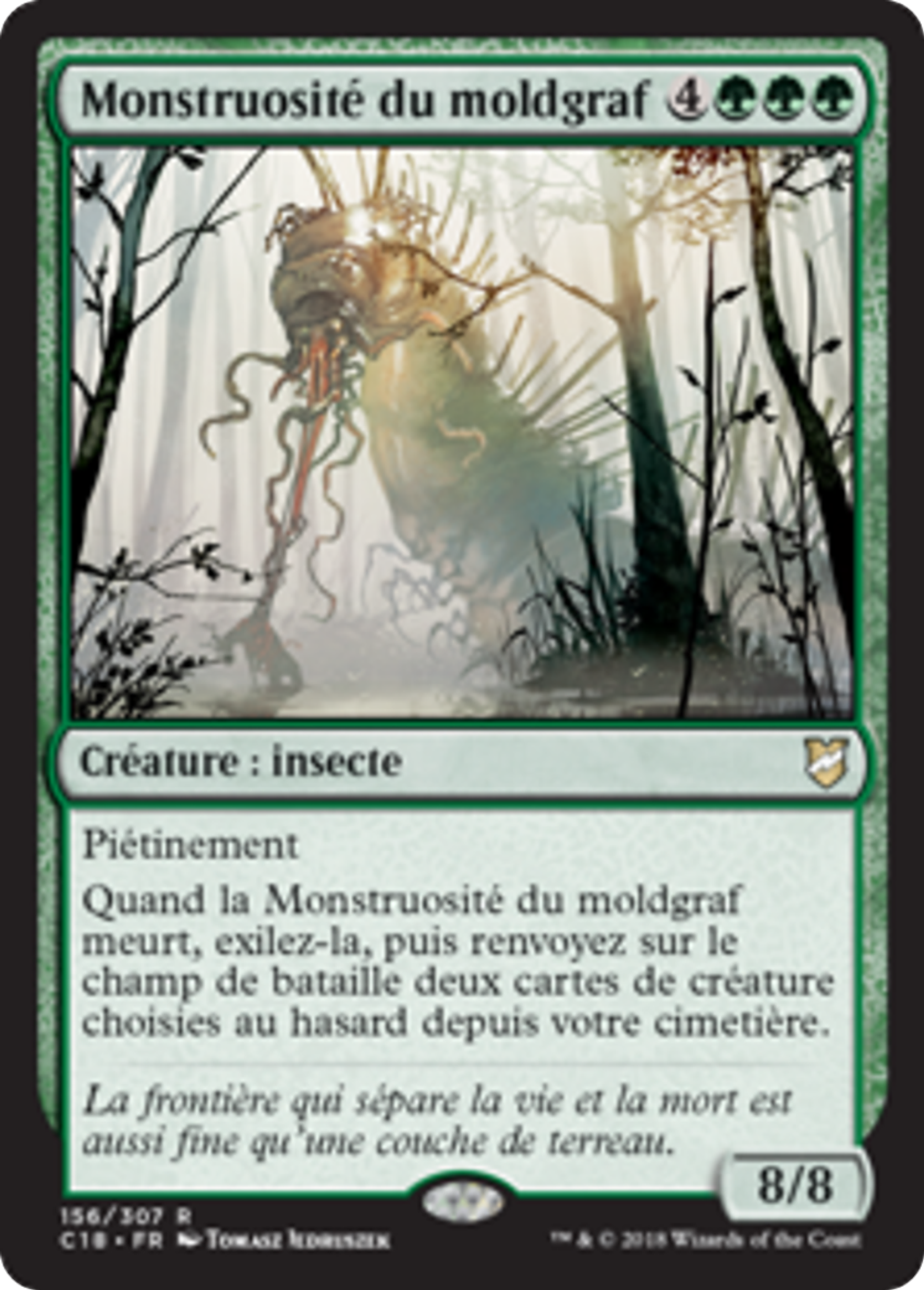 Monstruosité du moldgraf — Commander 2018 — Magic: The Gathering