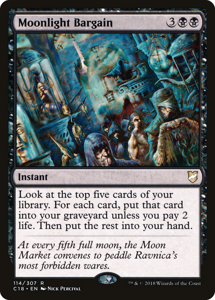 Moonlight Bargain — Commander 2018 — Magic: The Gathering