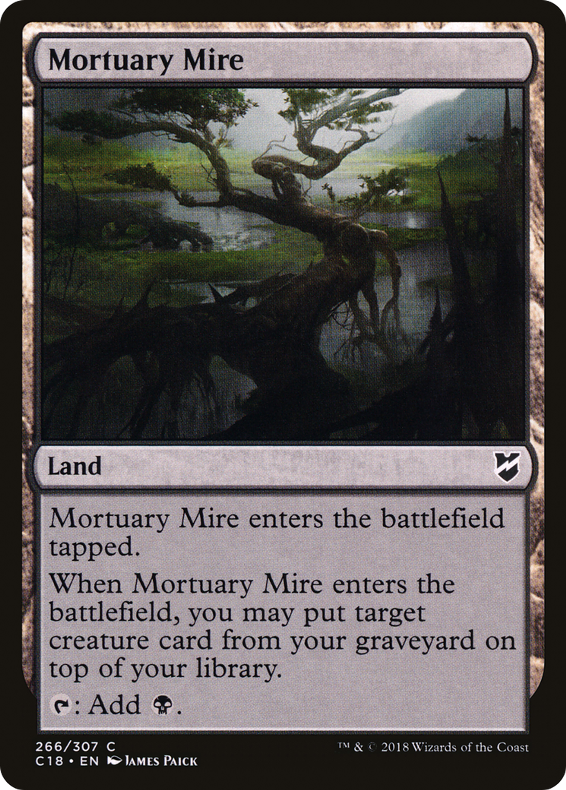Mortuary Mire — Commander 2018 — Magic: The Gathering