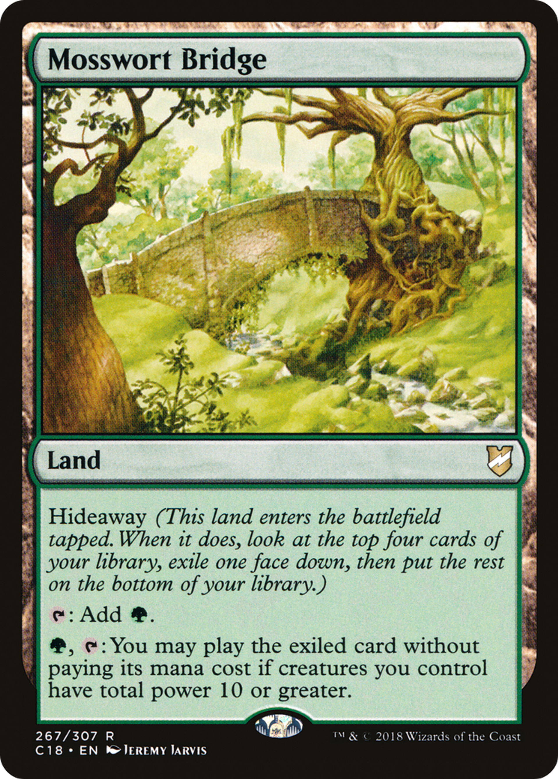 Mosswort Bridge — Commander 2018 — Magic: The Gathering