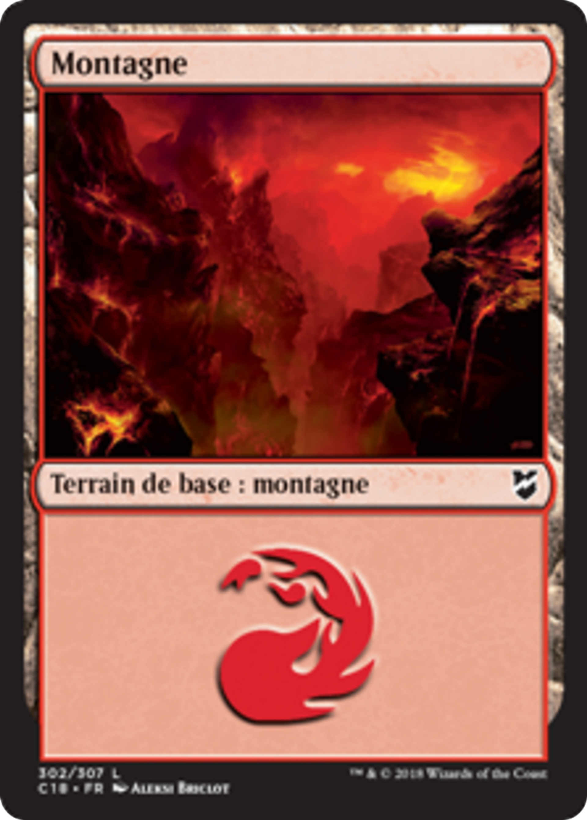 Montagne — Commander 2018 — Magic: The Gathering