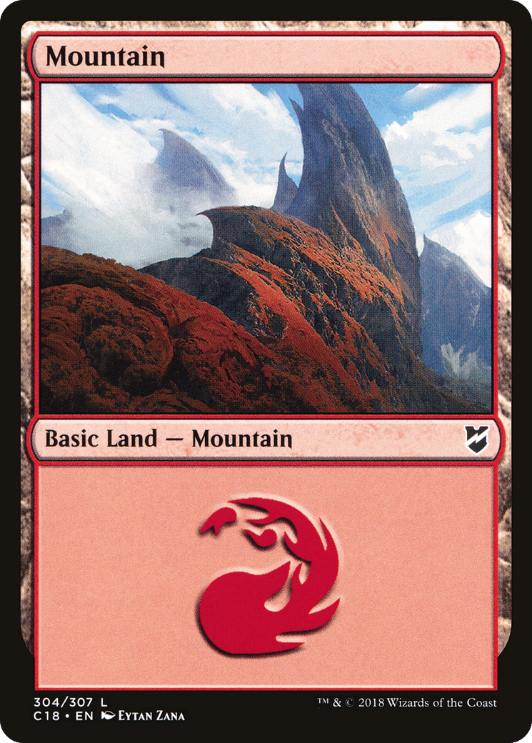 Mountain — Commander 2018 — Magic: The Gathering