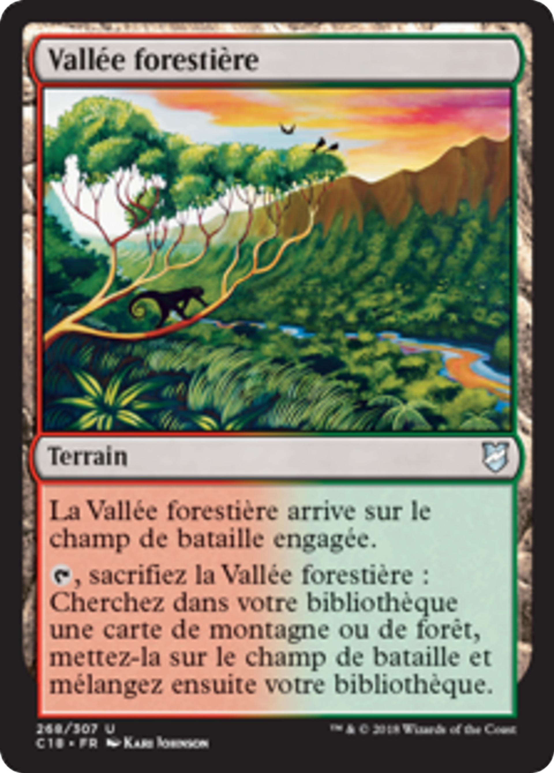 Vallée forestière — Commander 2018 — Magic: The Gathering