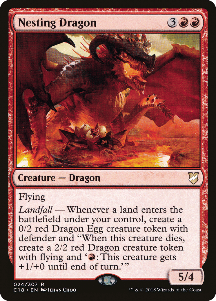 Nesting Dragon — Commander 2018 — Magic: The Gathering