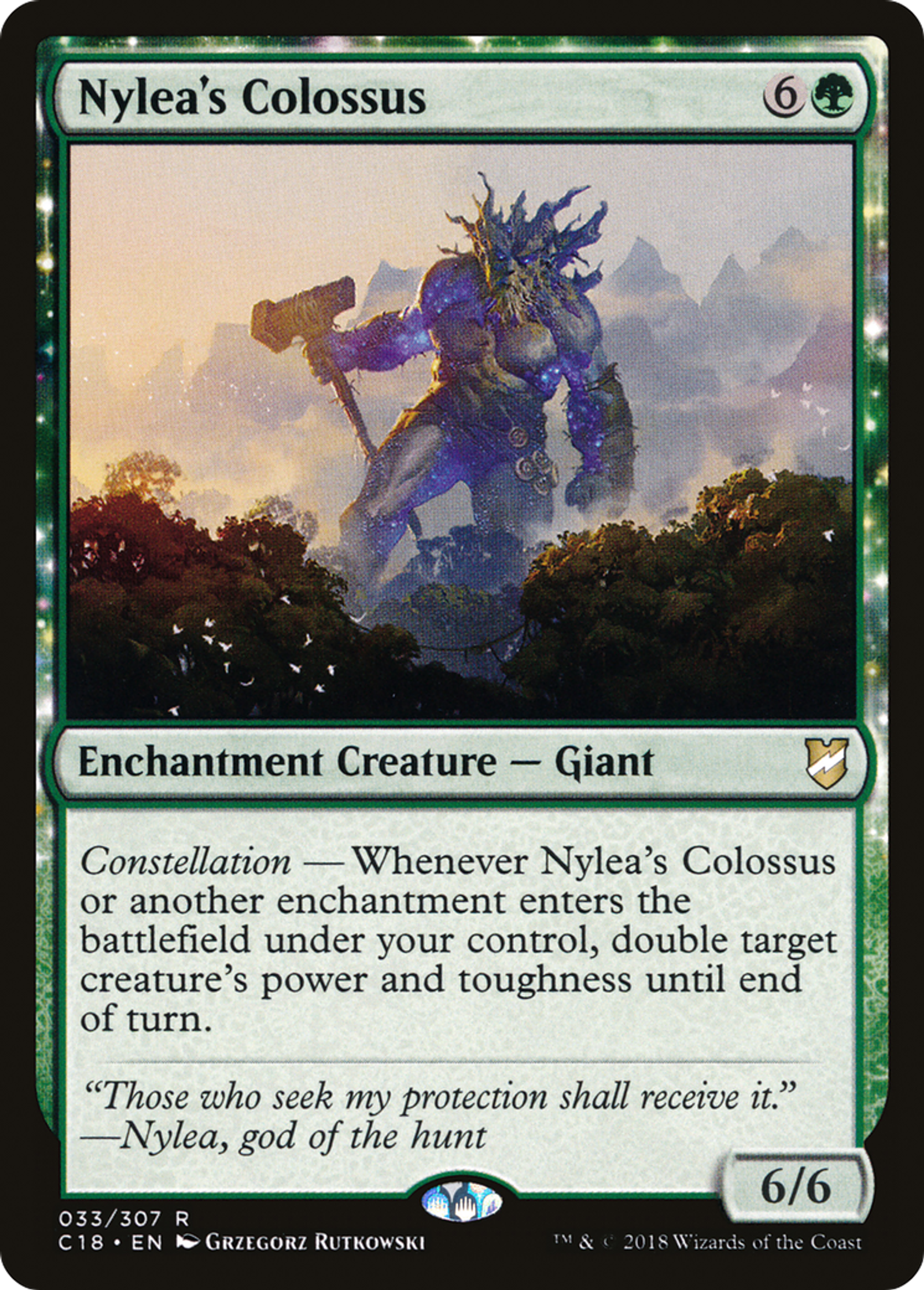 Nylea's Colossus — Commander 2018 — Magic: The Gathering