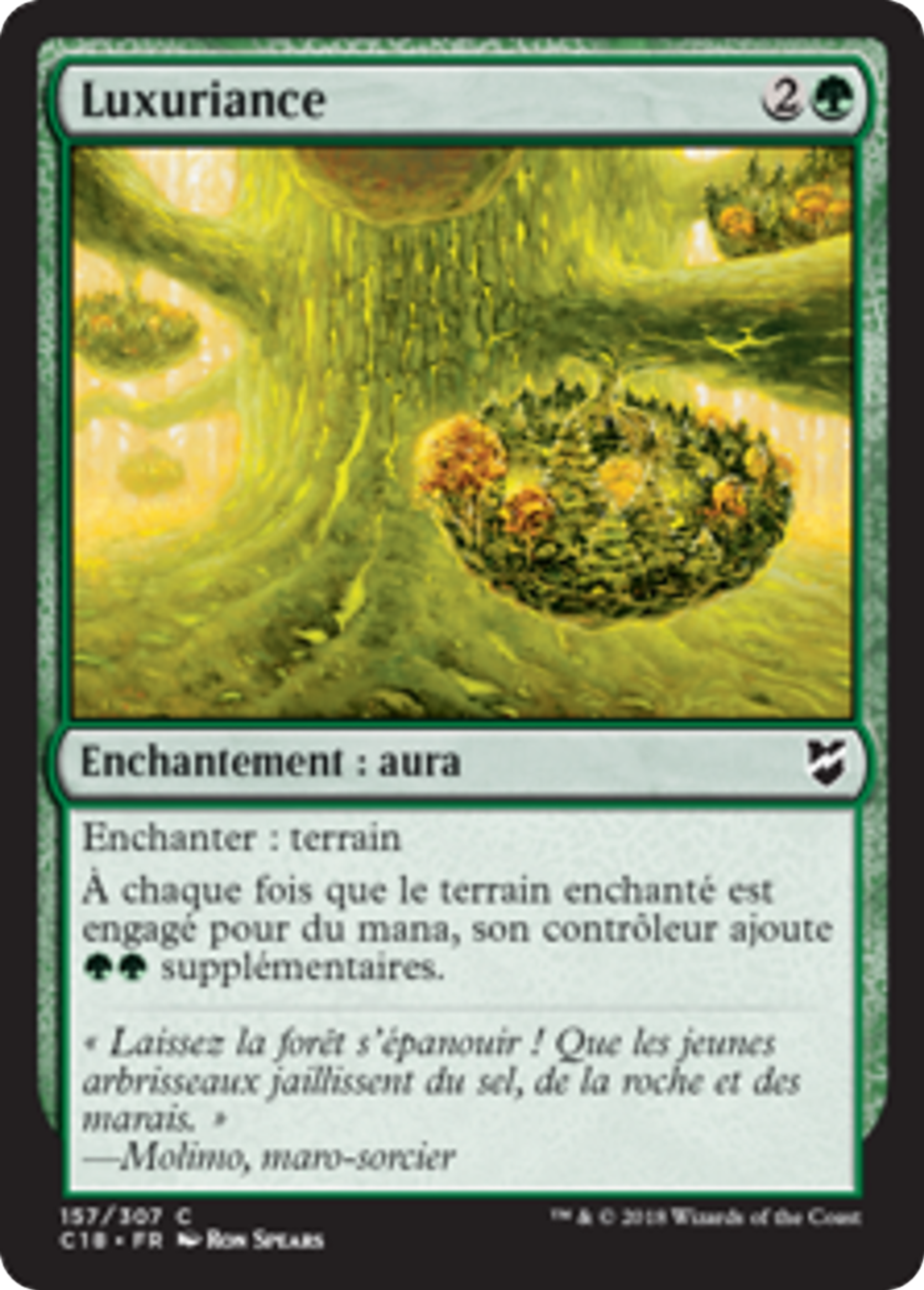 Luxuriance — Commander 2018 — Magic: The Gathering