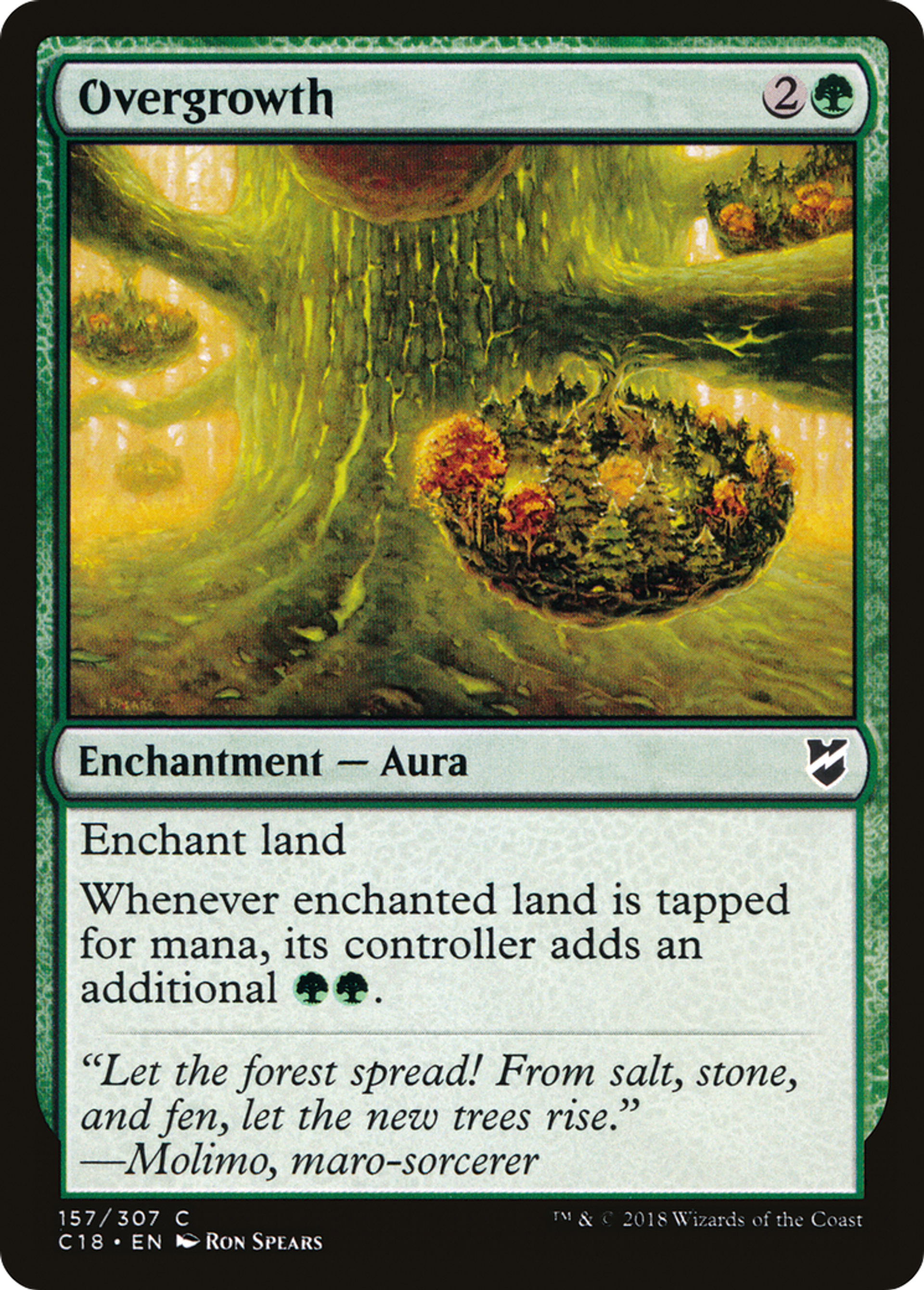Overgrowth — Commander 2018 — Magic: The Gathering