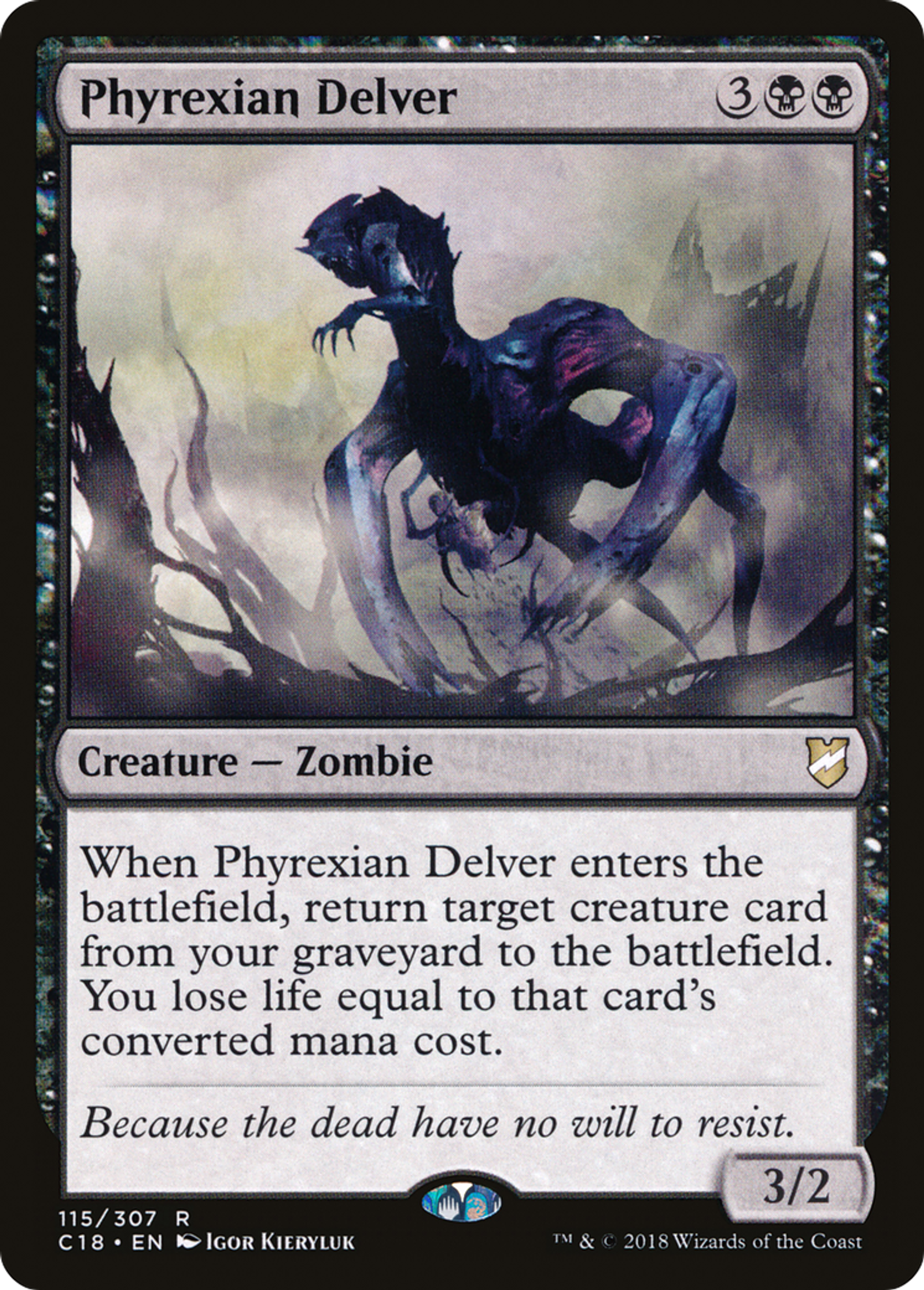 Phyrexian Delver — Commander 2018 — Magic: The Gathering