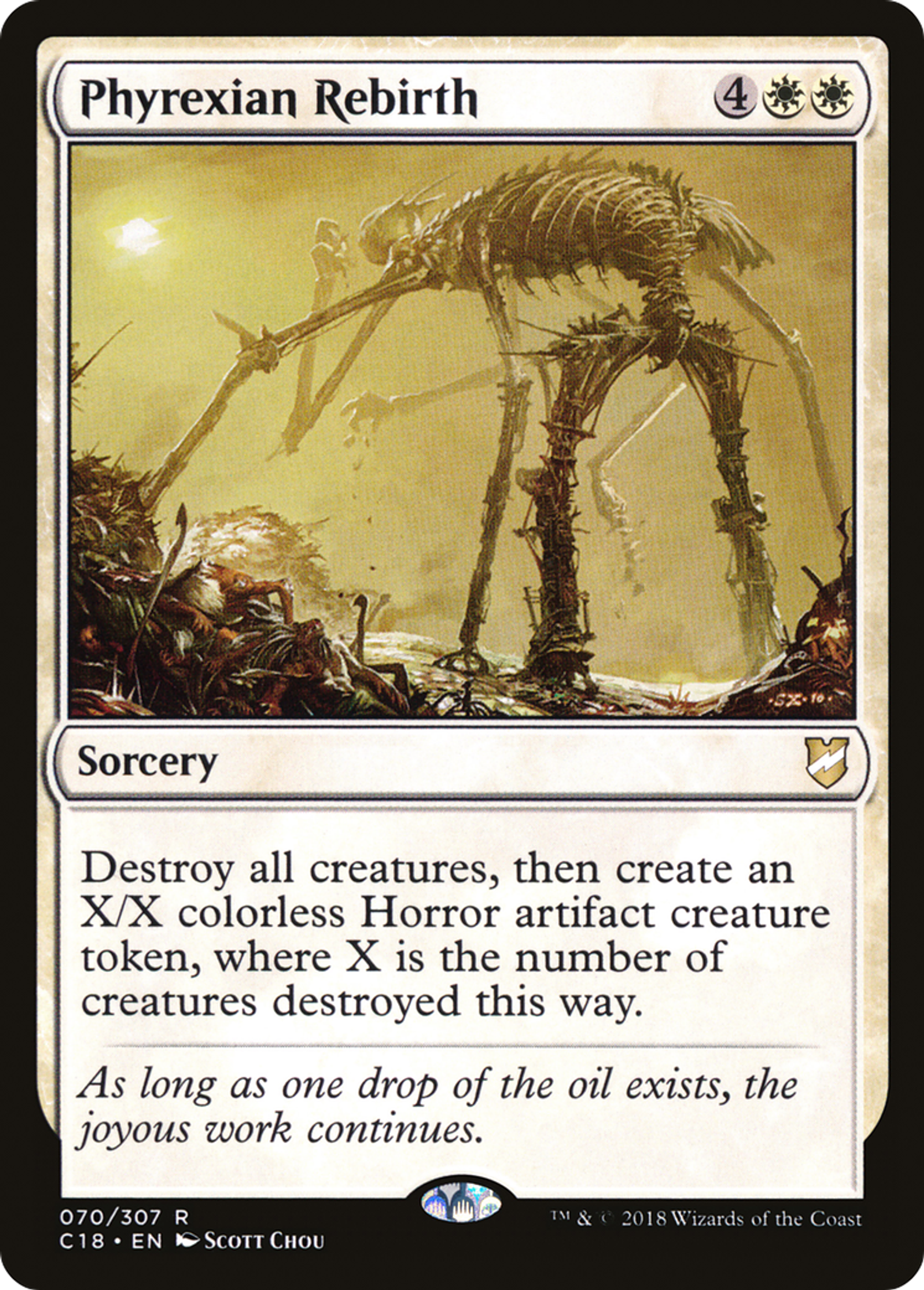Phyrexian Rebirth — Commander 2018 — Magic: The Gathering