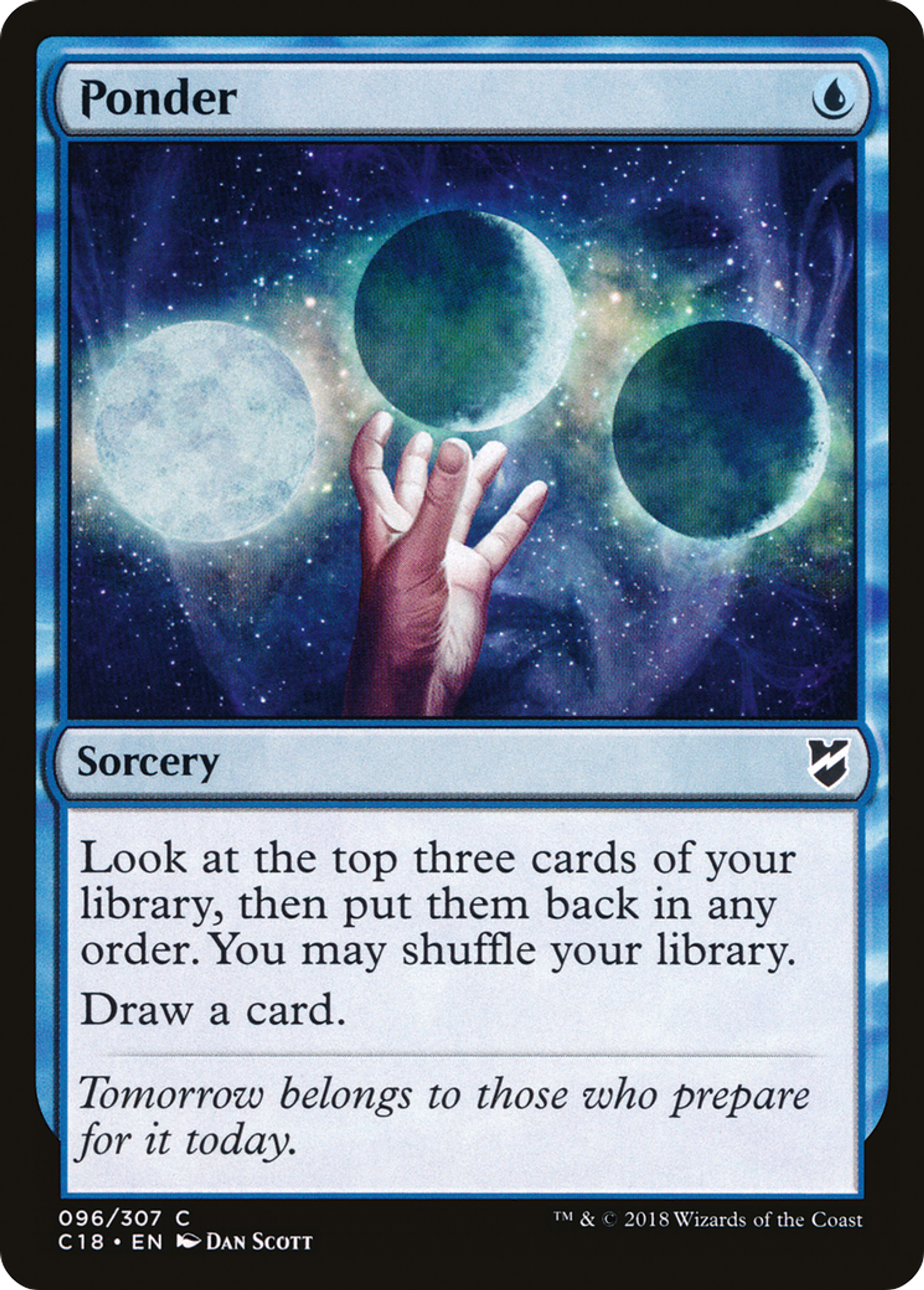 Ponder — Commander 2018 — Magic: The Gathering