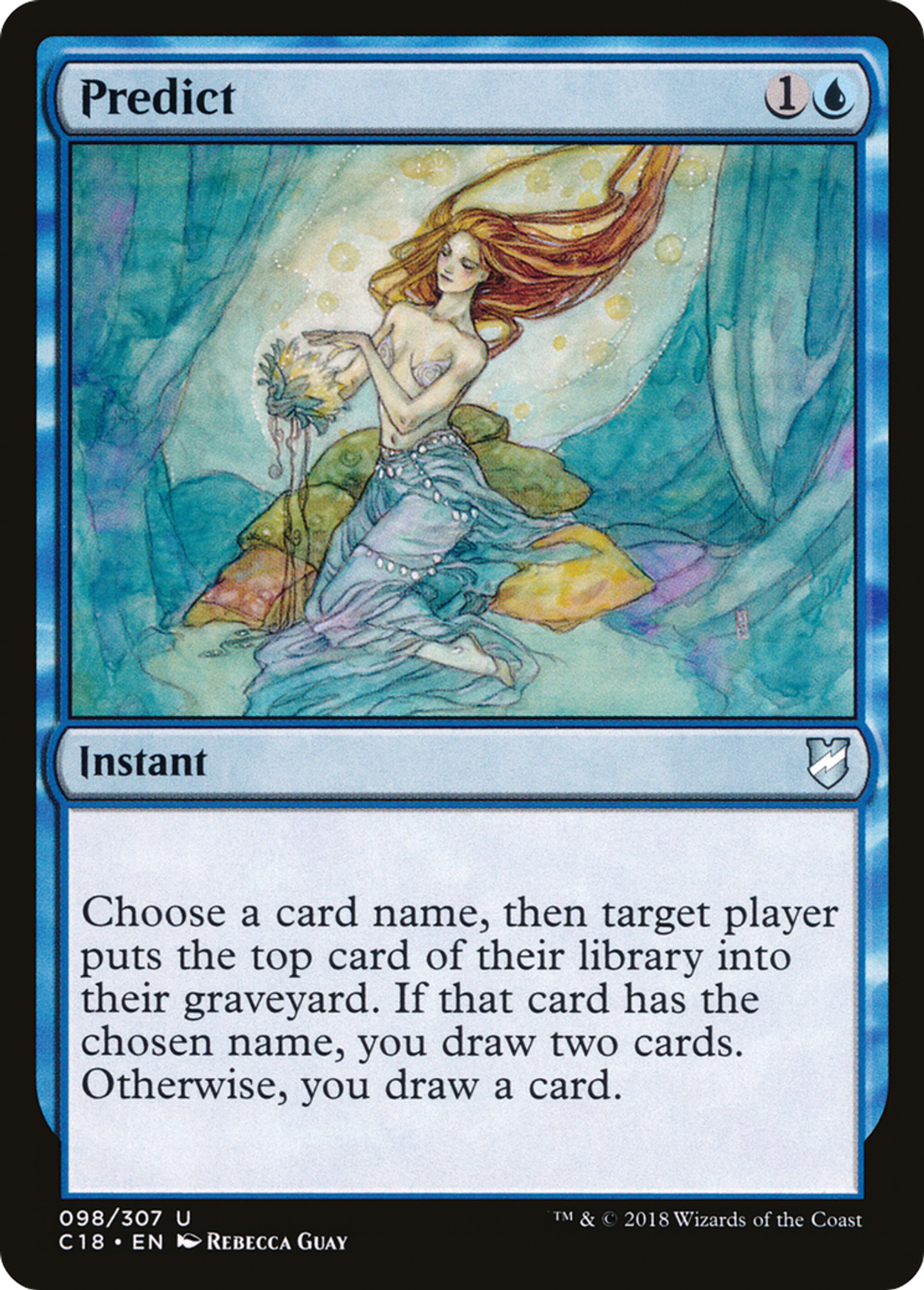 Predict — Commander 2018 — Magic: The Gathering