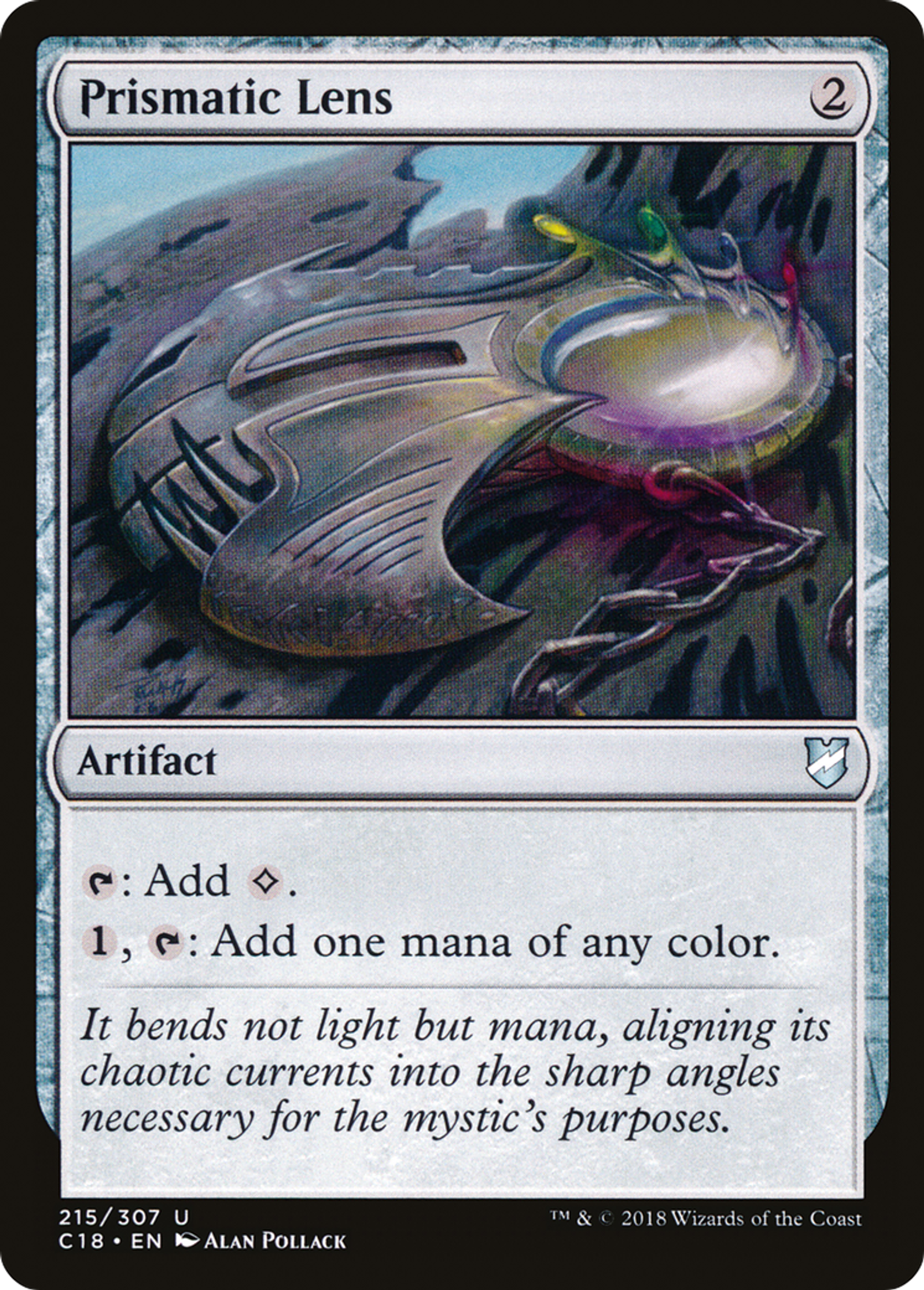 Prismatic Lens — Commander 2018 — Magic: The Gathering