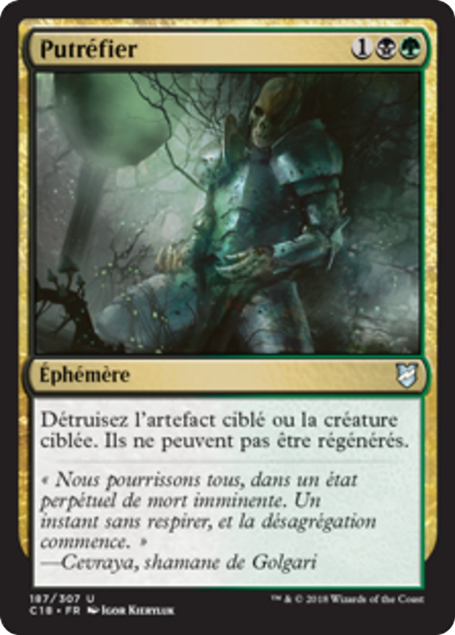 Putréfier — Commander 2018 — Magic: The Gathering