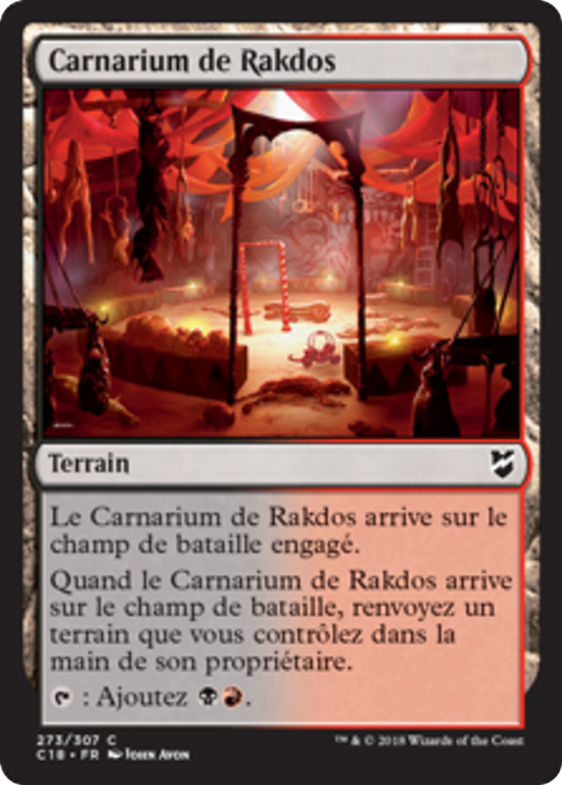 Carnarium de Rakdos — Commander 2018 — Magic: The Gathering
