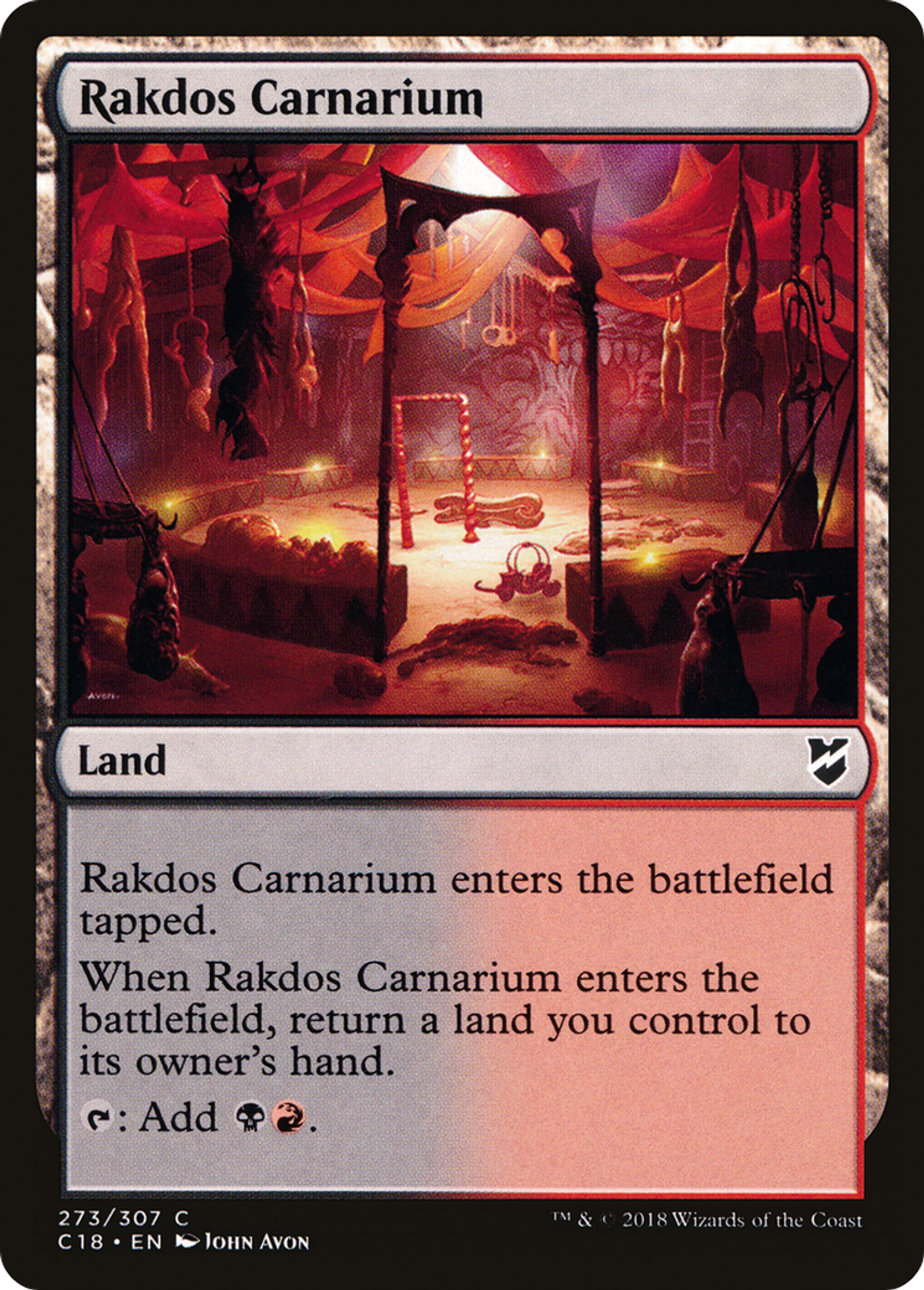 Rakdos Carnarium — Commander 2018 — Magic: The Gathering